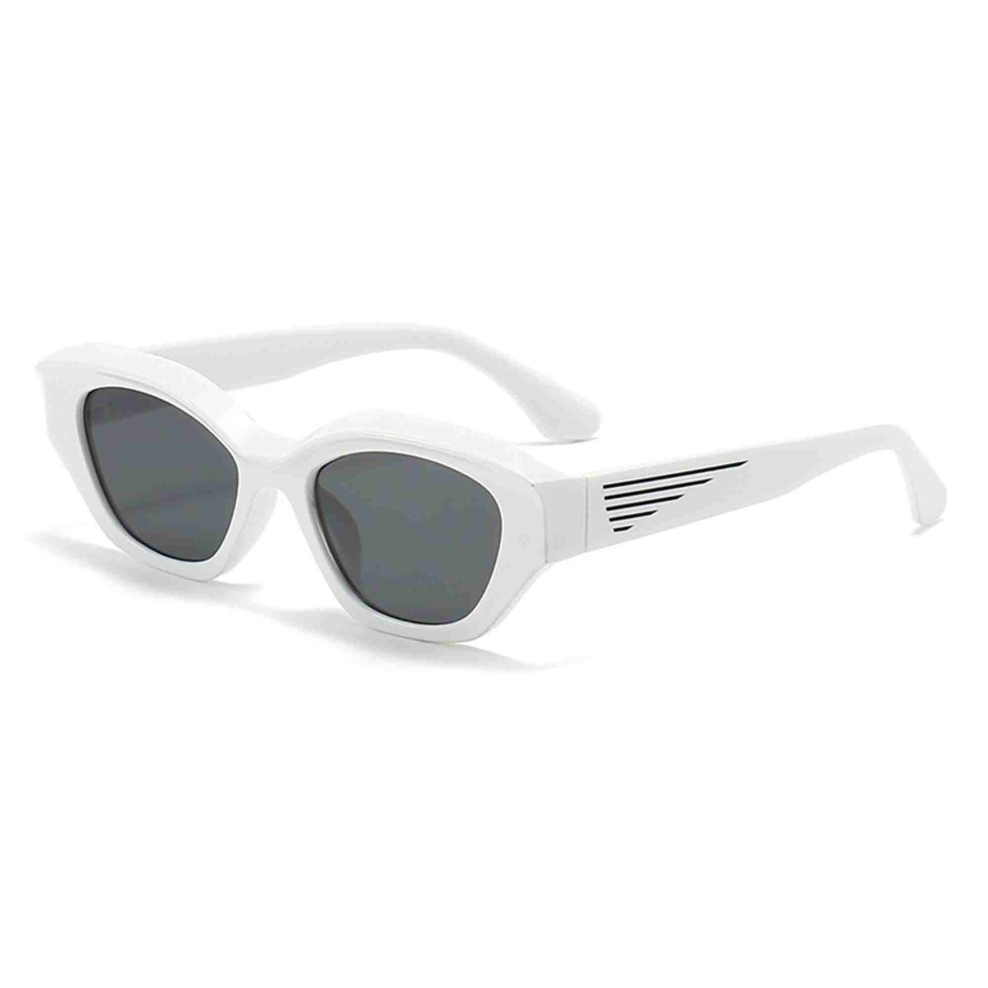 AUGEN Modern Oval Plastic Unisex Sunglasses UV 400 Protected Medium Size (193-C3)