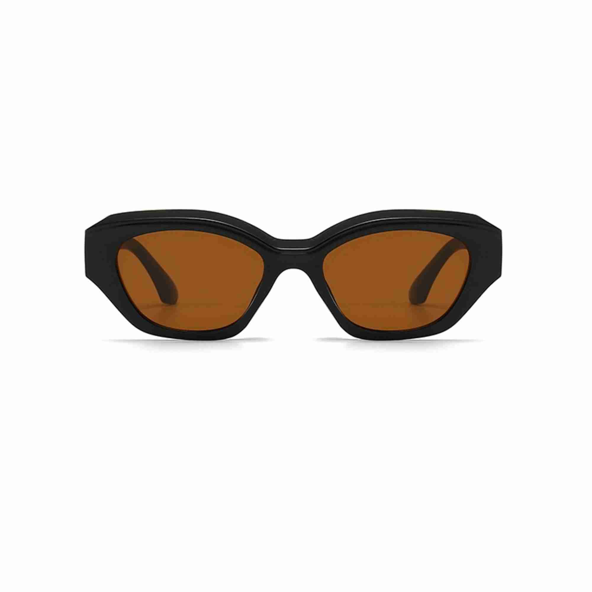AUGEN Modern Oval Plastic Unisex Sunglasses UV 400 Protected Medium Size (193-C5)