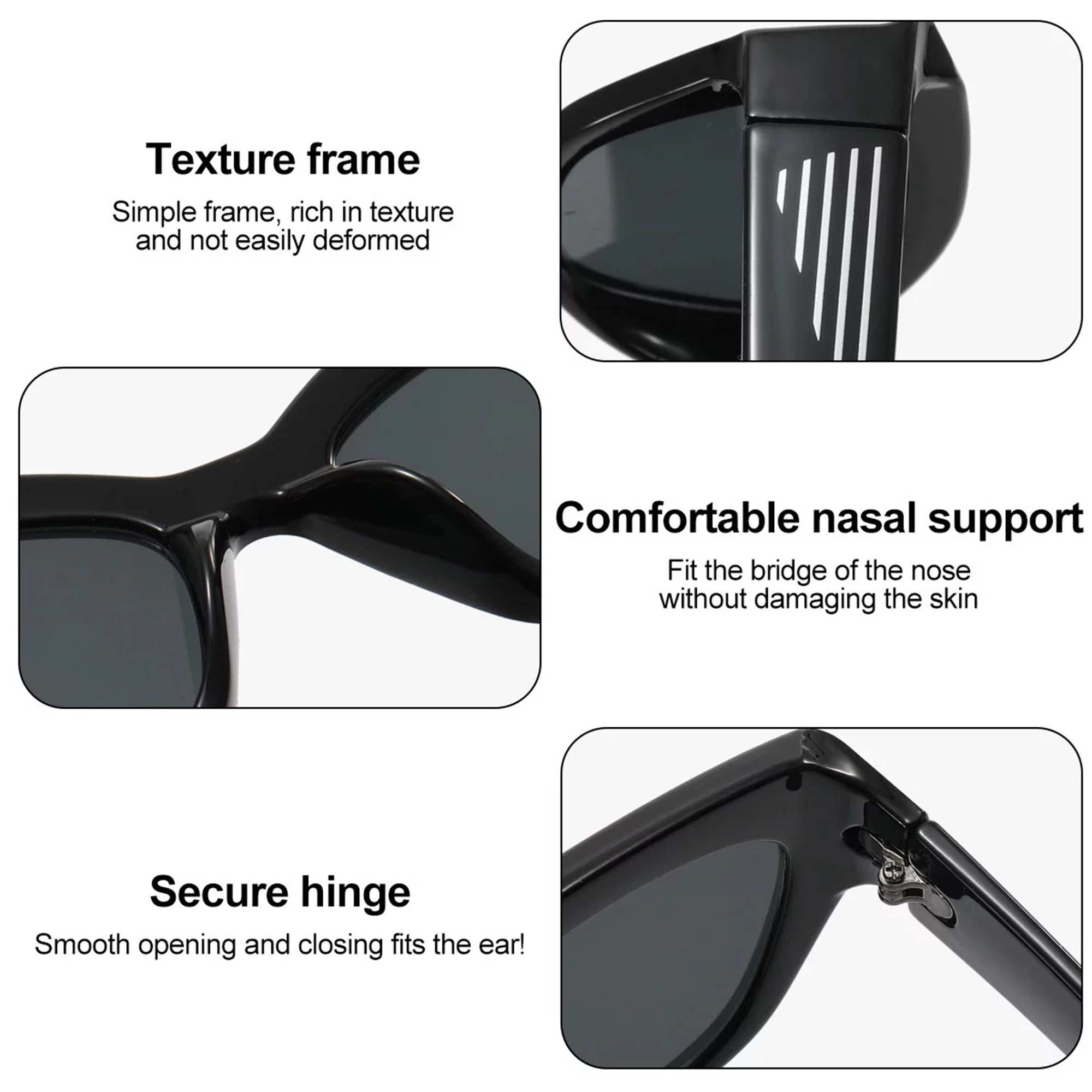 AUGEN Modern Oval Plastic Unisex Sunglasses UV 400 Protected Medium Size (193-C6)