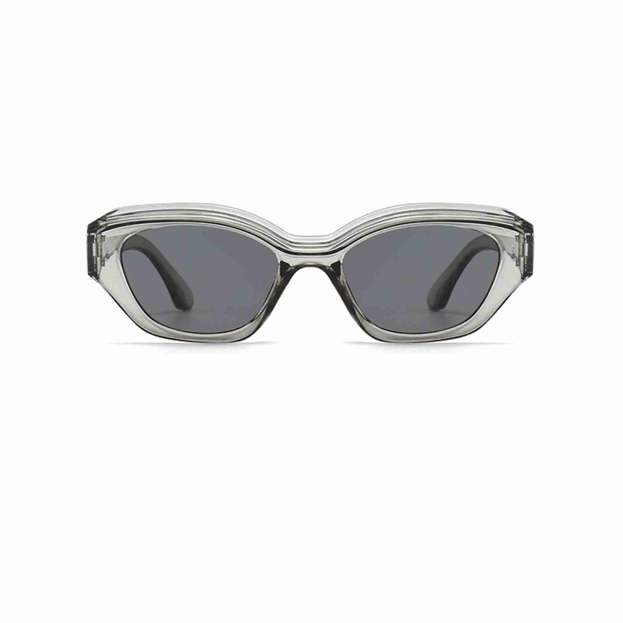 AUGEN Modern Oval Plastic Unisex Sunglasses UV 400 Protected Medium Size (193-C7)