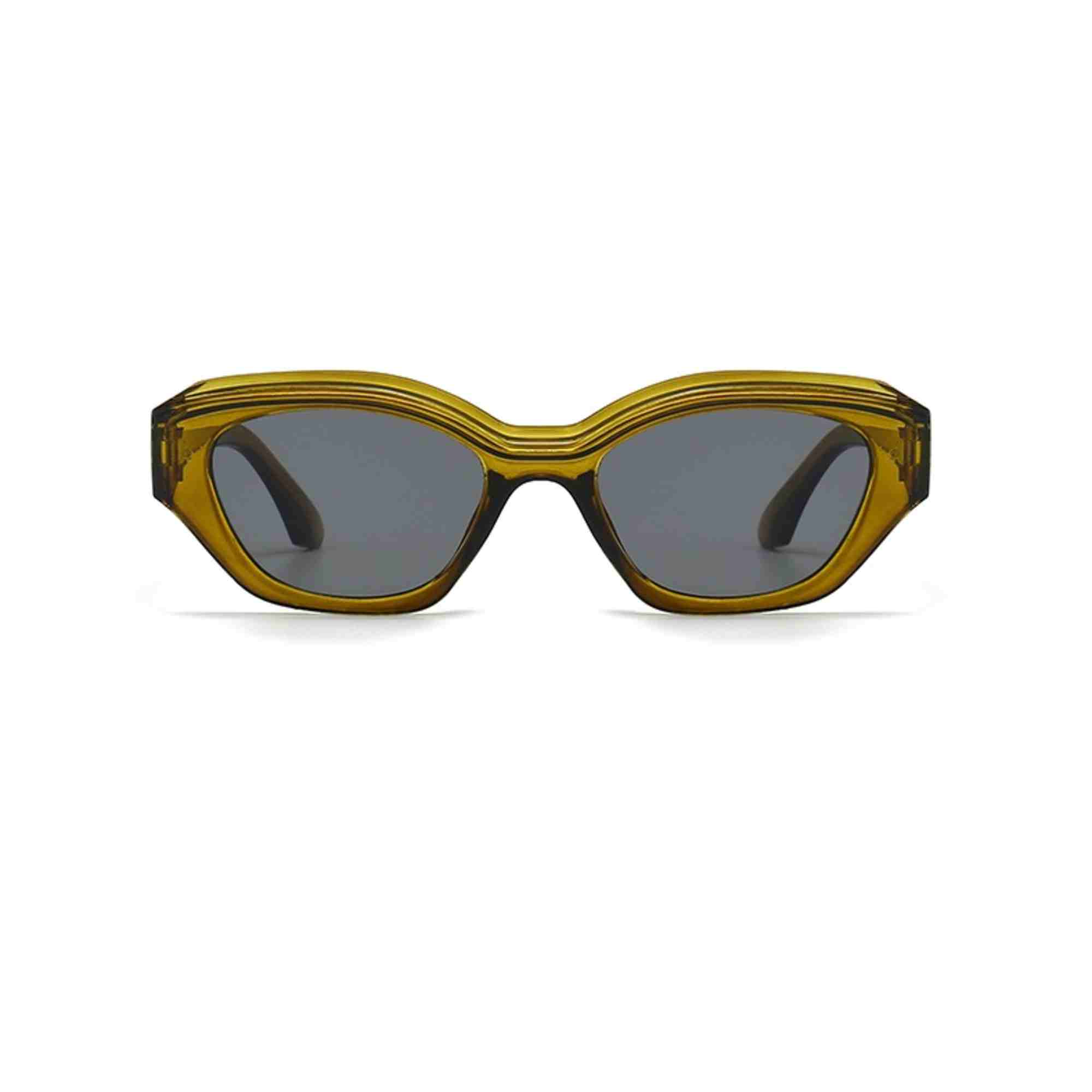 AUGEN Modern Oval Plastic Unisex Sunglasses UV 400 Protected Medium Size (193-C8)