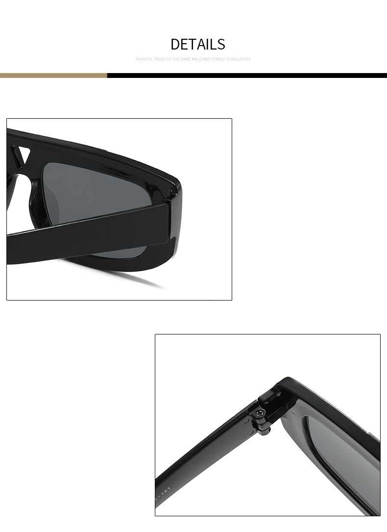 AUGEN Casual Pilot Plastic Unisex Sunglasses UV 400 Protected Large Size (194-C6)