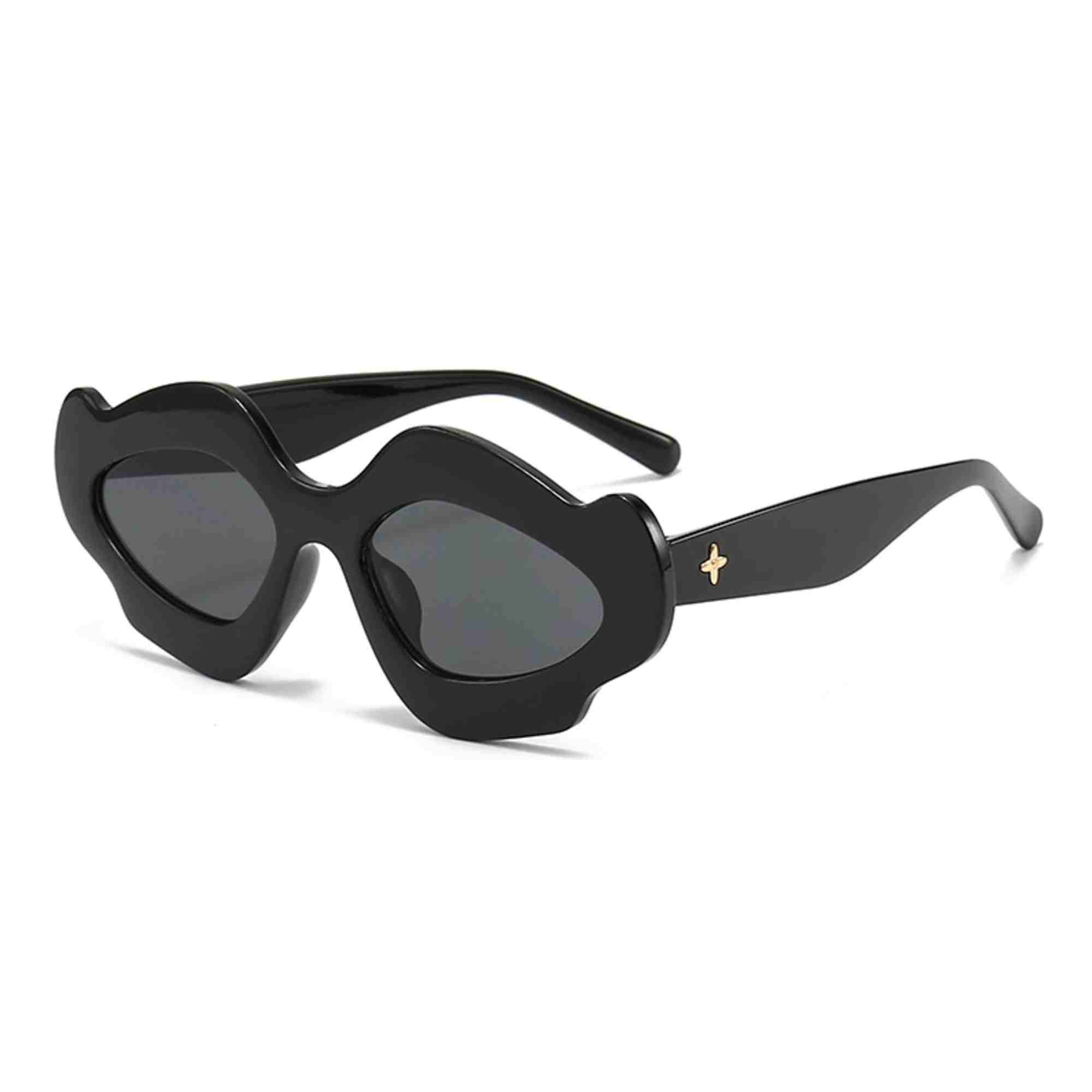 AUGEN Modern Flame Plastic Unisex Sunglasses UV 400 Protected Medium Size (195-C1)