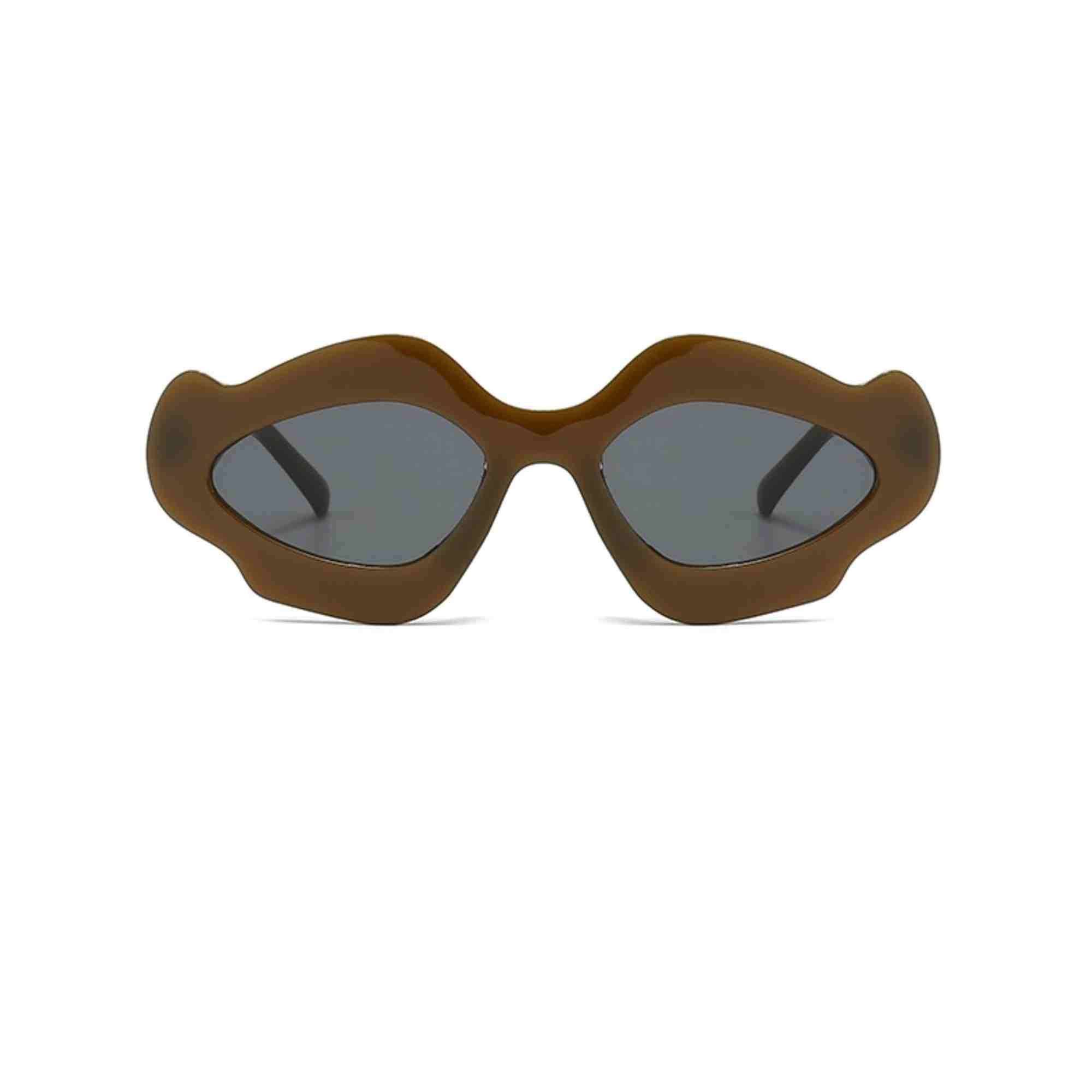 AUGEN Modern Flame Plastic Unisex Sunglasses UV 400 Protected Medium Size (195-C10)