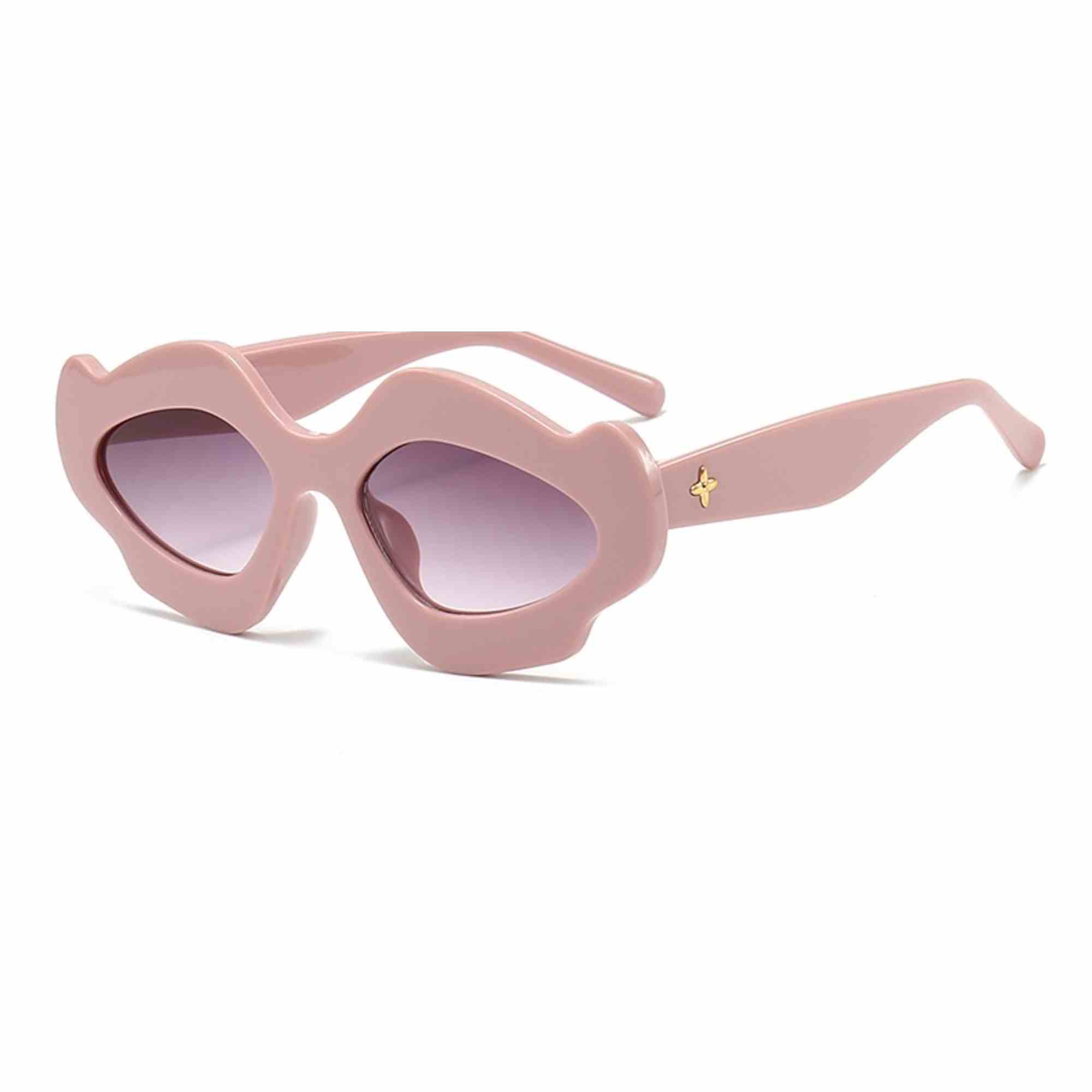 AUGEN Modern Flame Plastic Unisex Sunglasses UV 400 Protected Medium Size (195-C4)