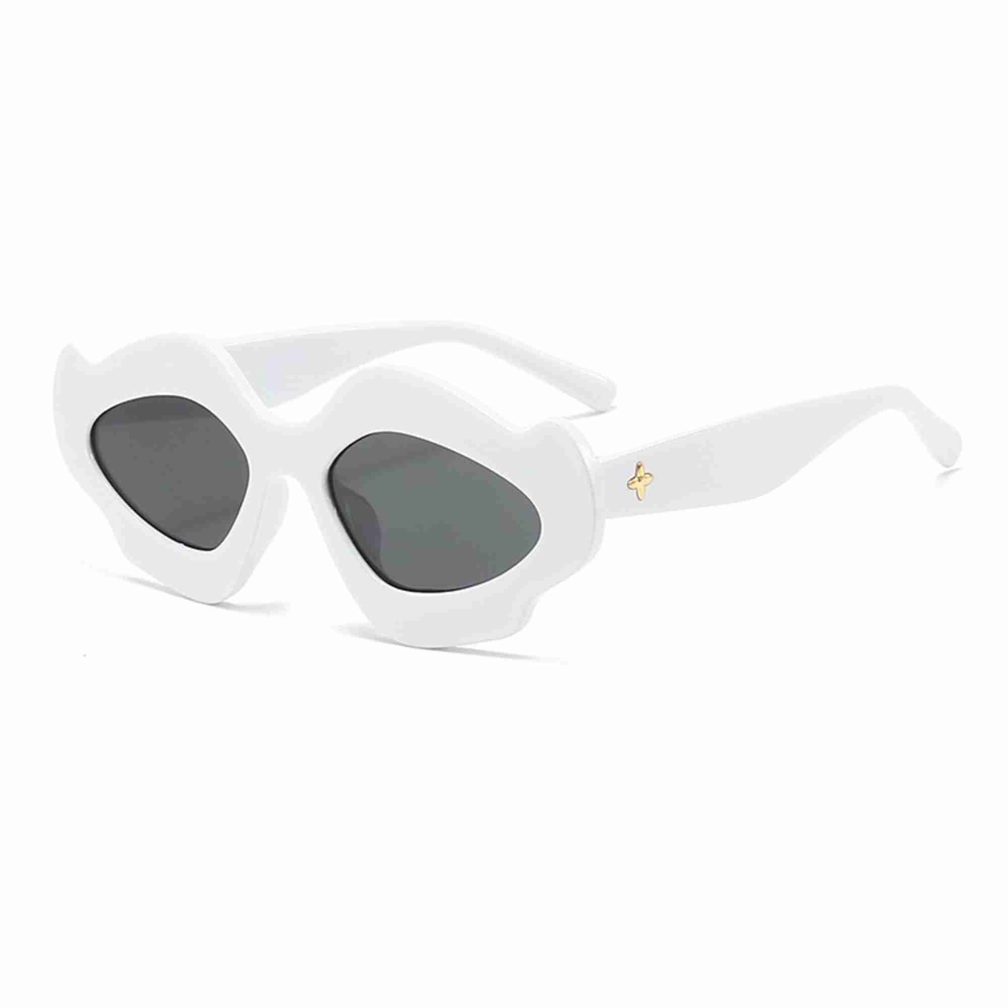 AUGEN Modern Flame Plastic Unisex Sunglasses UV 400 Protected Medium Size (195-C5)