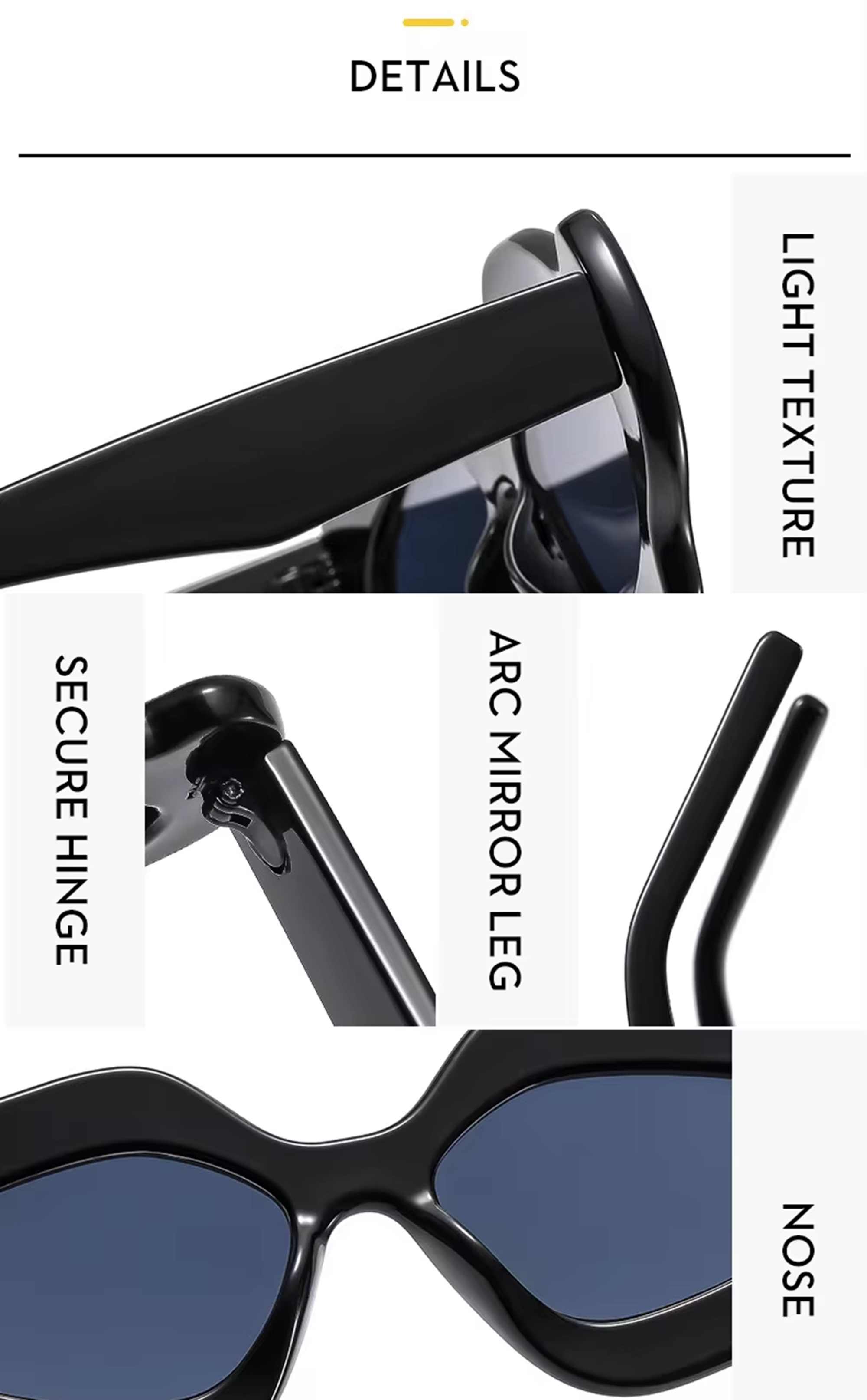 AUGEN Modern Flame Plastic Unisex Sunglasses UV 400 Protected Medium Size (195-C5)