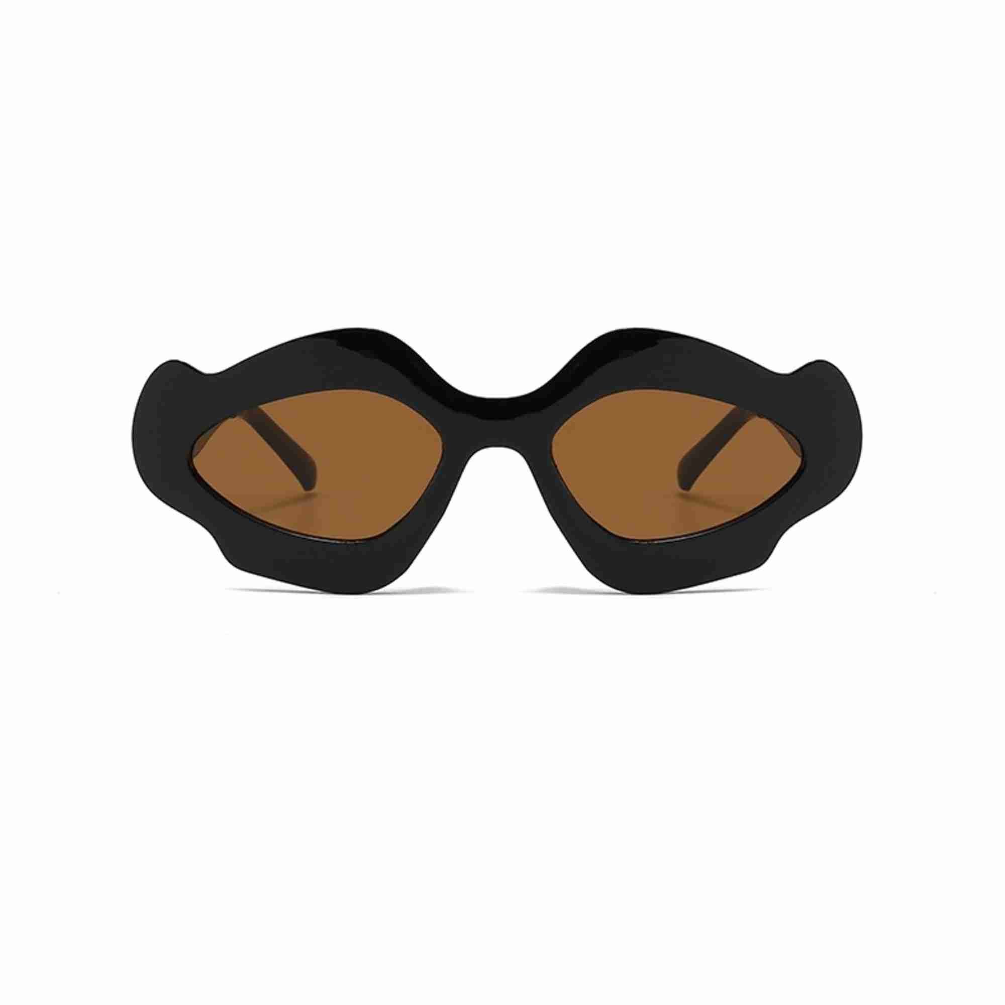 AUGEN Modern Flame Plastic Unisex Sunglasses UV 400 Protected Medium Size (195-C6)