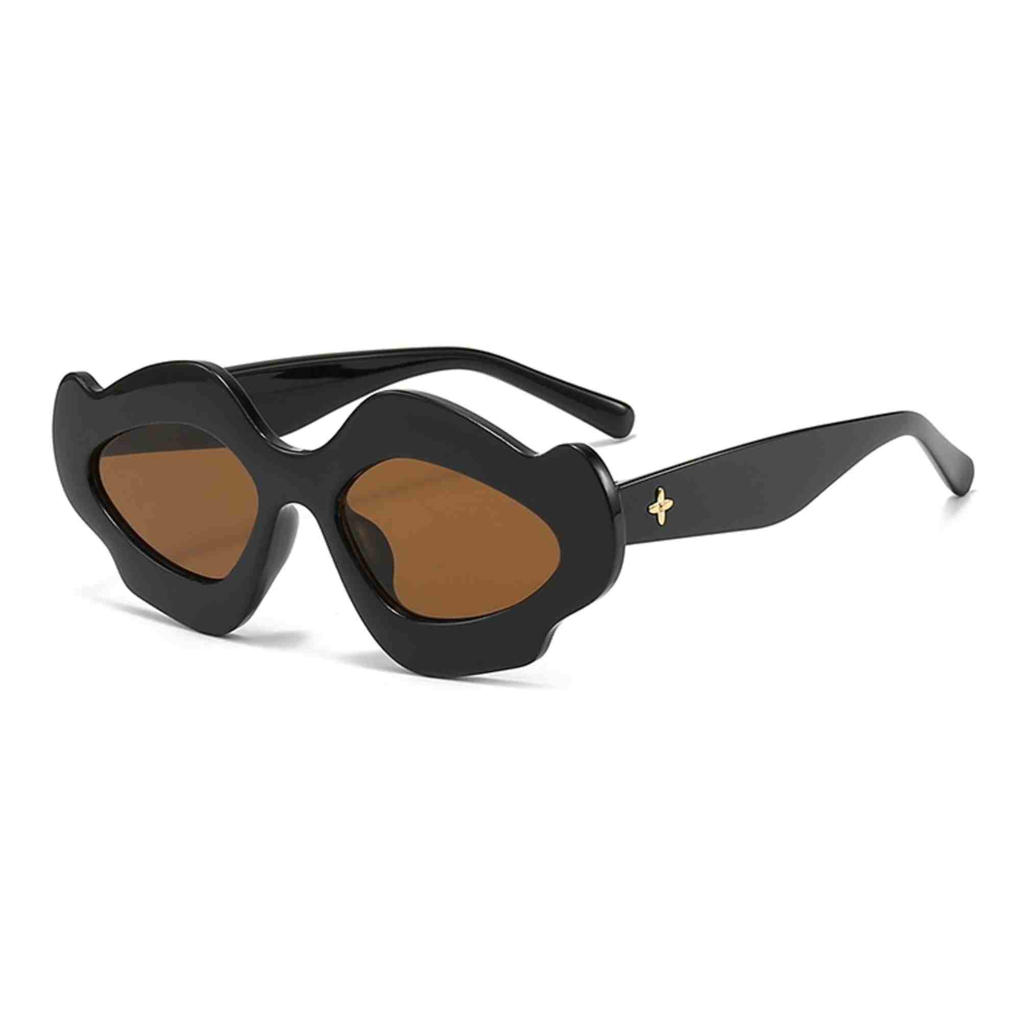 AUGEN Modern Flame Plastic Unisex Sunglasses UV 400 Protected Medium Size (195-C6)