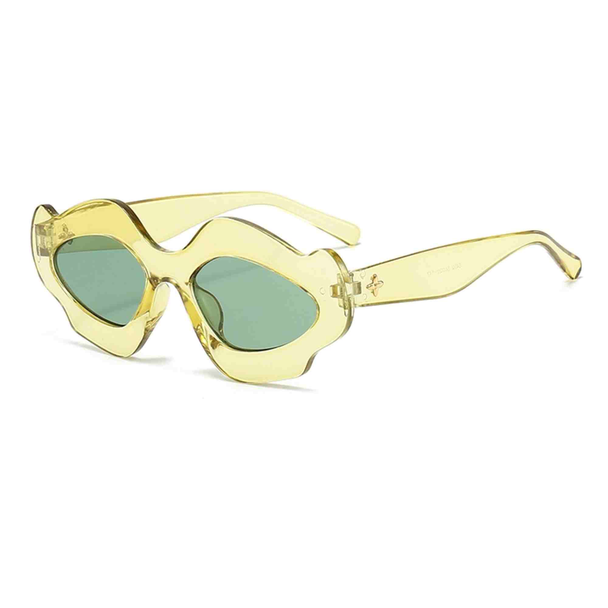 AUGEN Modern Flame Plastic Unisex Sunglasses UV 400 Protected Medium Size (195-C8)