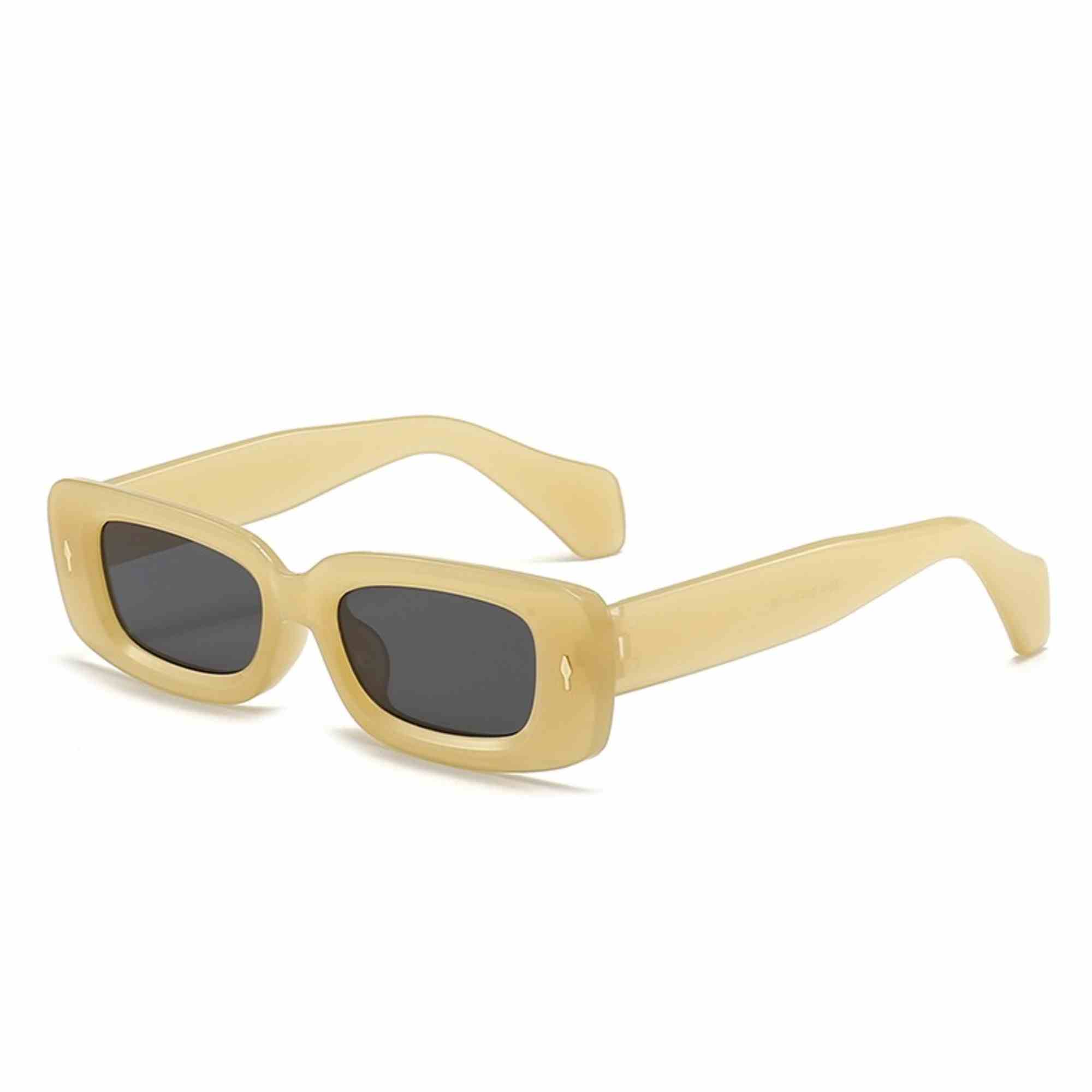 AUGEN Casual Rectangular Plastic Unisex Sunglasses UV 400 Protected Medium Size (196-C5)