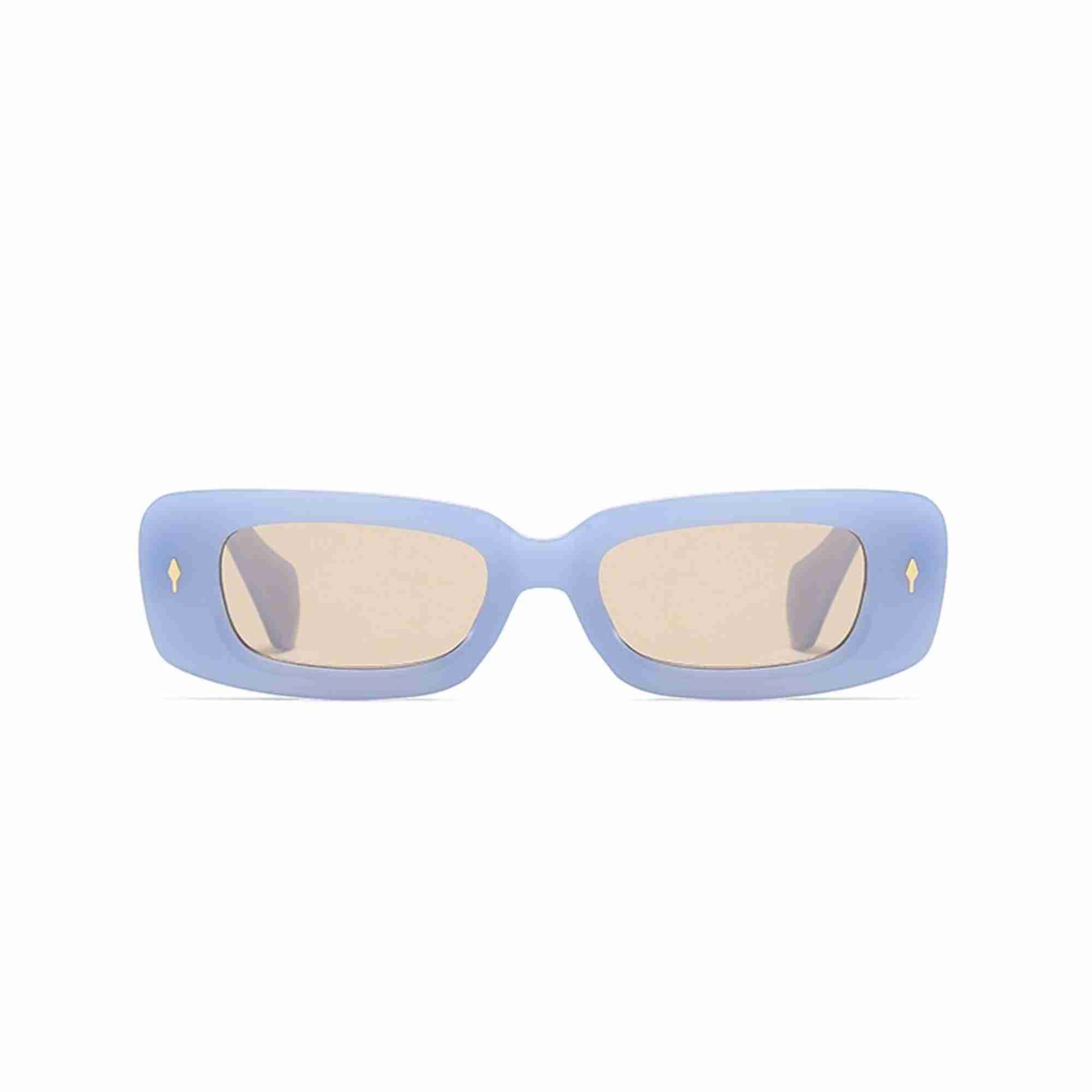 AUGEN Casual Rectangular Plastic Unisex Sunglasses UV 400 Protected Medium Size (196-C6)