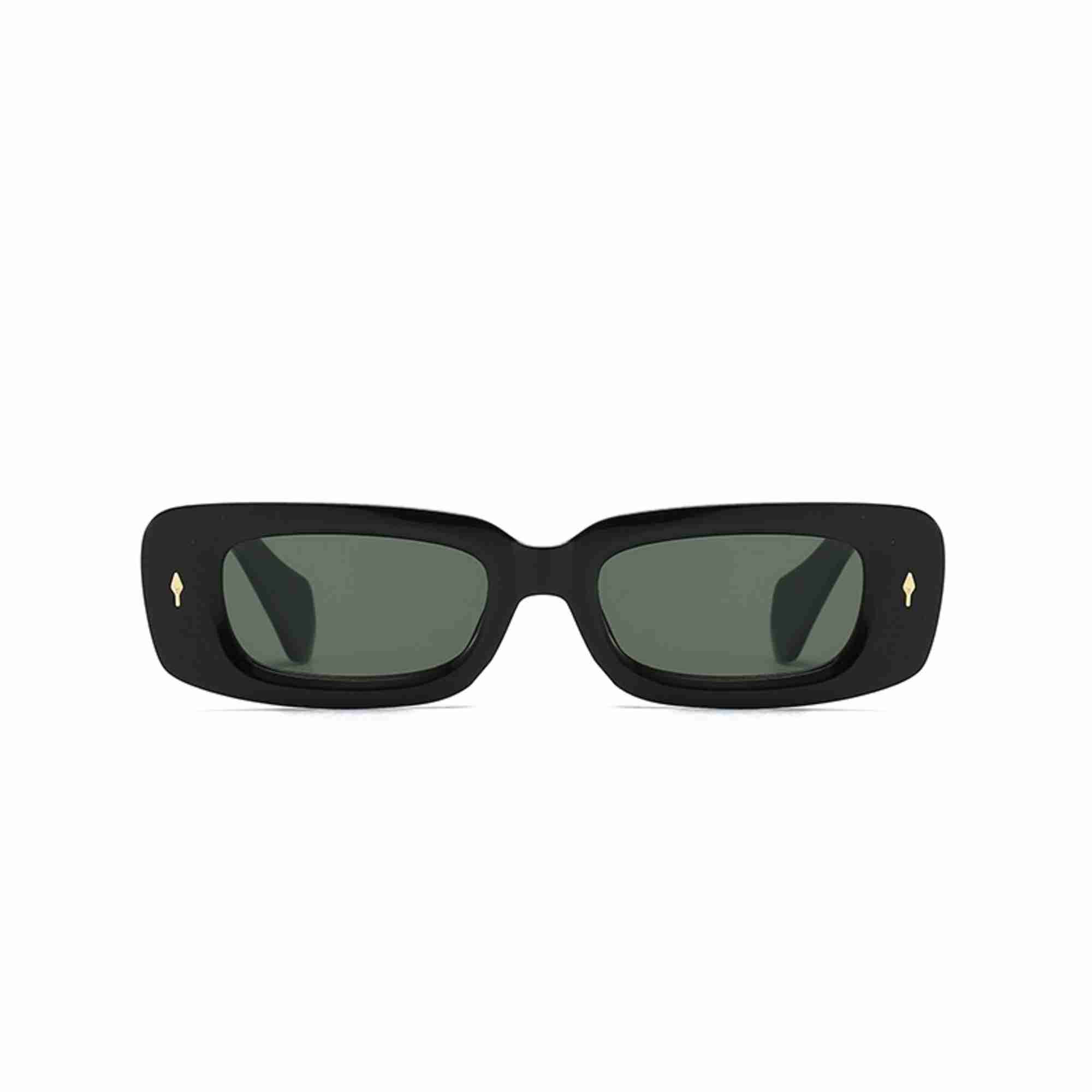 AUGEN Casual Rectangular Plastic Unisex Sunglasses UV 400 Protected Medium Size (196-C8)