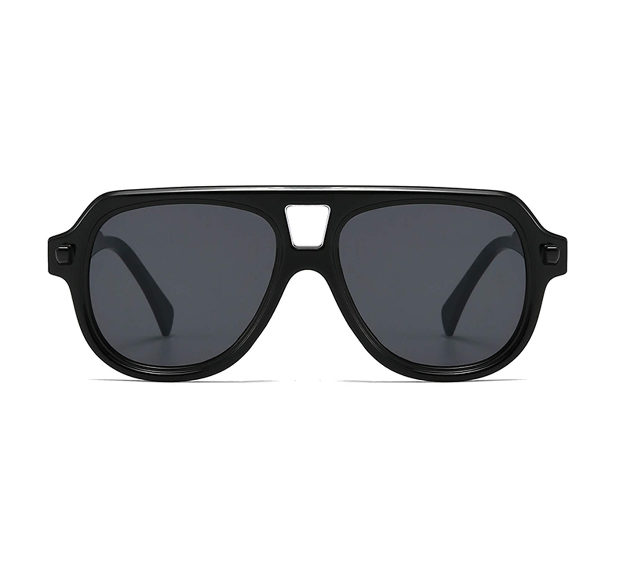 AUGEN Casual Pilot Plastic Unisex Sunglasses UV 400 Protected Large Size (198-C1)