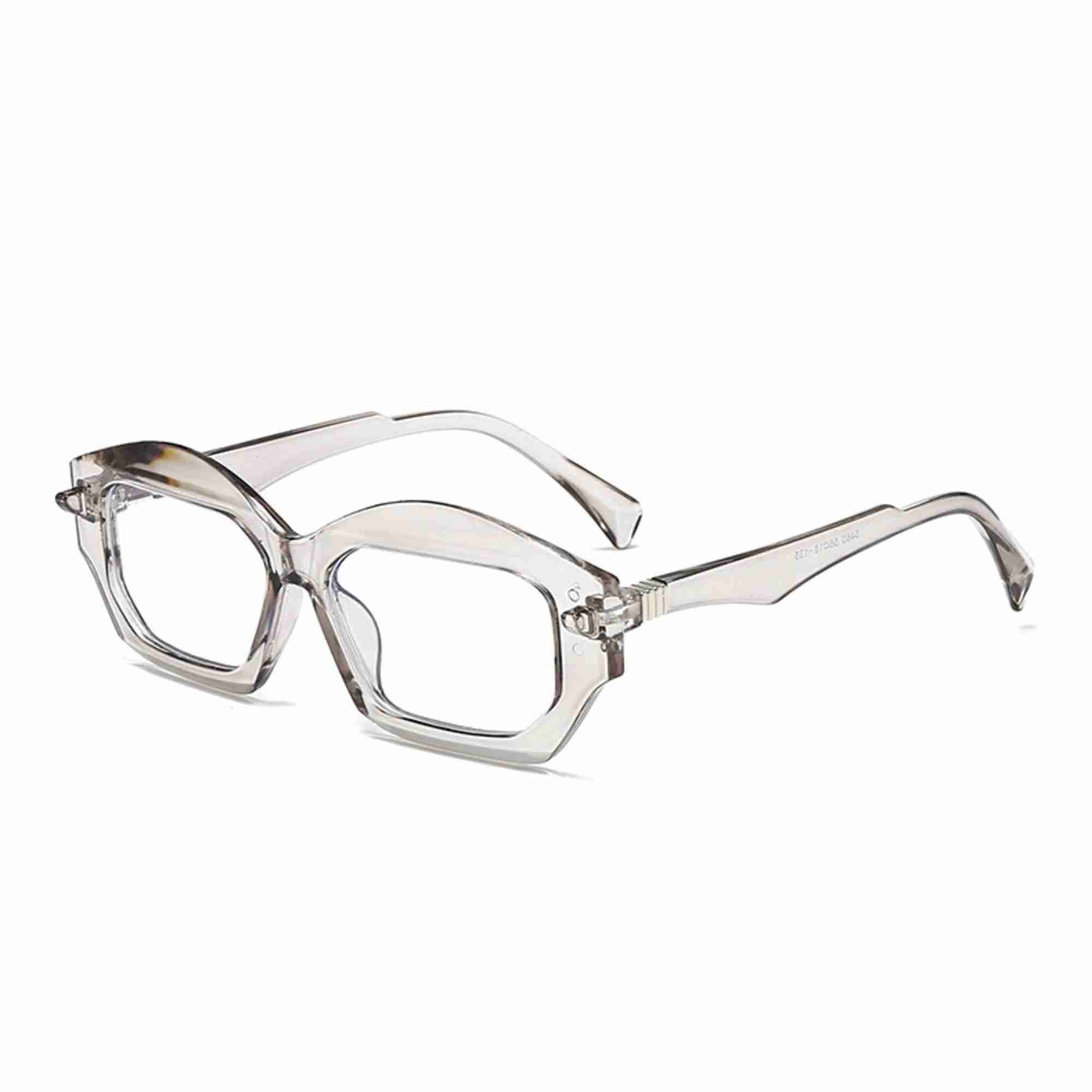 AUGEN Modern Hexagonal Plastic Unisex Sunglasses UV 400 Protected Large Size (199-C8)