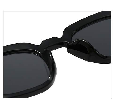 AUGEN Modern Rectangular Plastic Unisex Sunglasses UV 400 Protected Medium Size (200-C1)