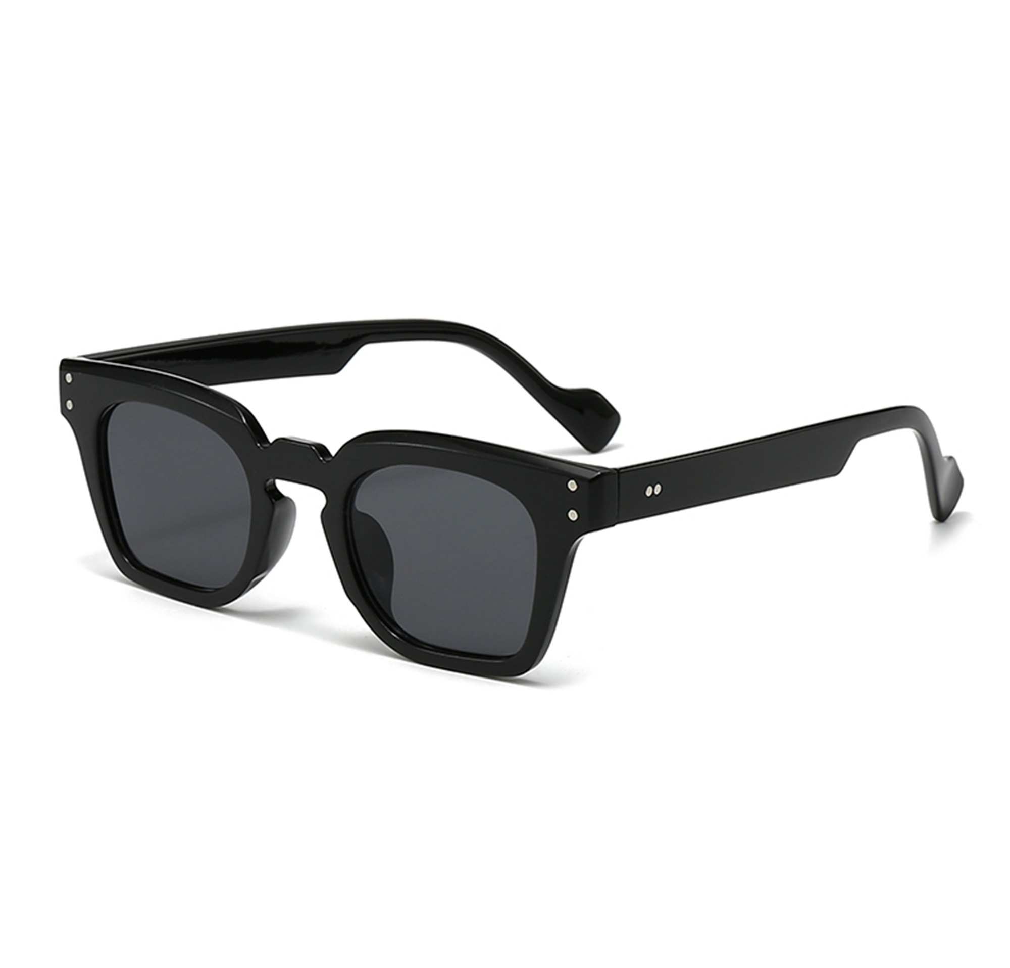 AUGEN Modern Rectangular Plastic Unisex Sunglasses UV 400 Protected Medium Size (200-C1)