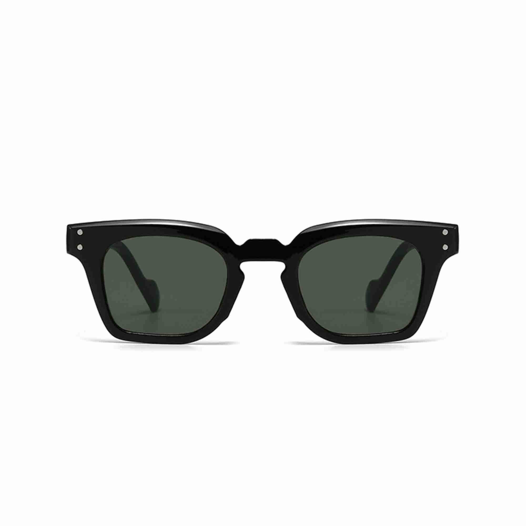 AUGEN Modern Rectangular Plastic Unisex Sunglasses UV 400 Protected Medium Size (200-C2)