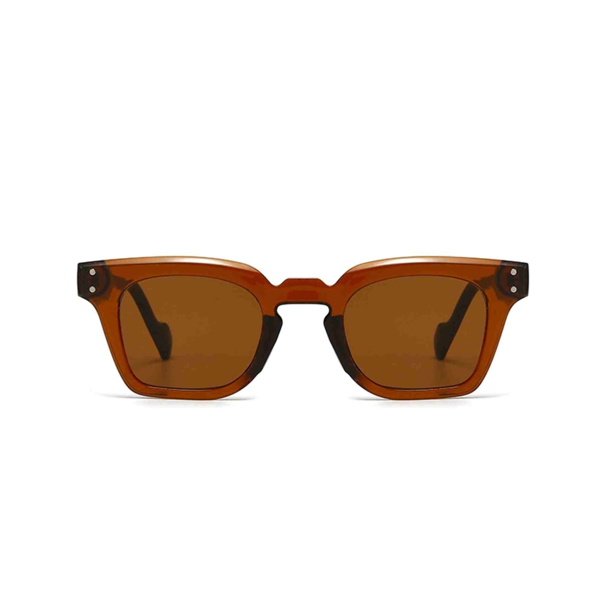 AUGEN Modern Rectangular Plastic Unisex Sunglasses UV 400 Protected Medium Size (200-C4)