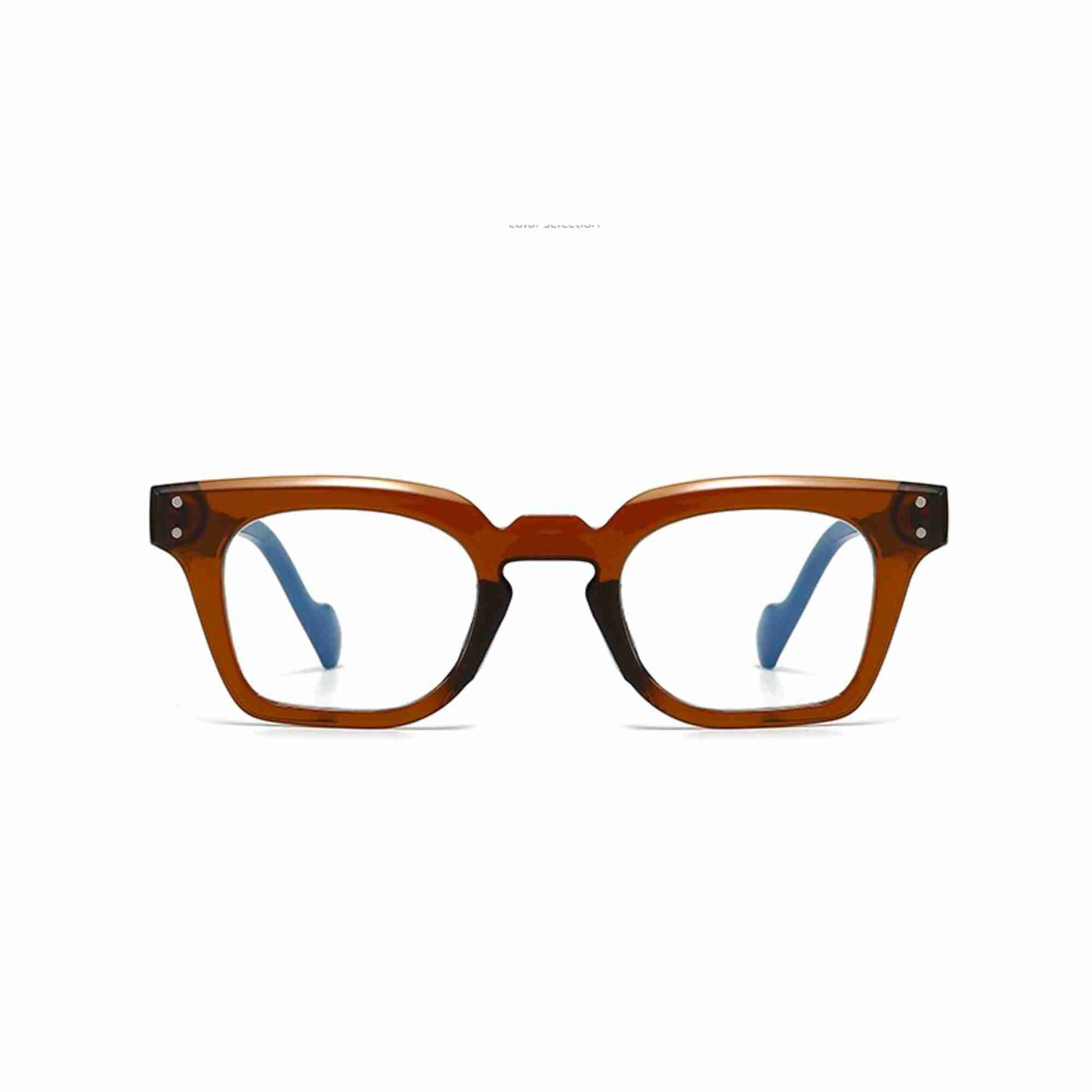AUGEN Modern Rectangular Plastic Unisex Sunglasses UV 400 Protected Medium Size (200-C8)