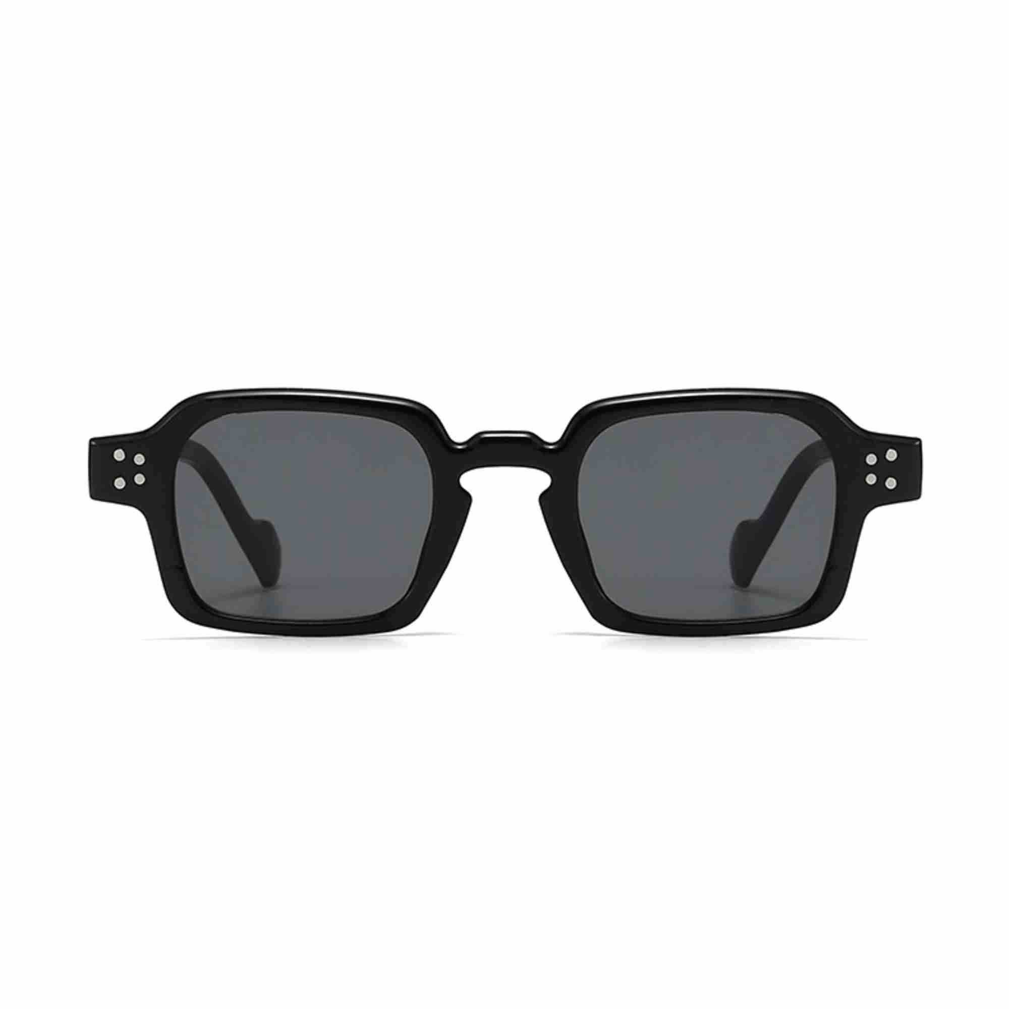 AUGEN Modern Rectangular Plastic Unisex Sunglasses UV 400 Protected Medium Size (201-C1)