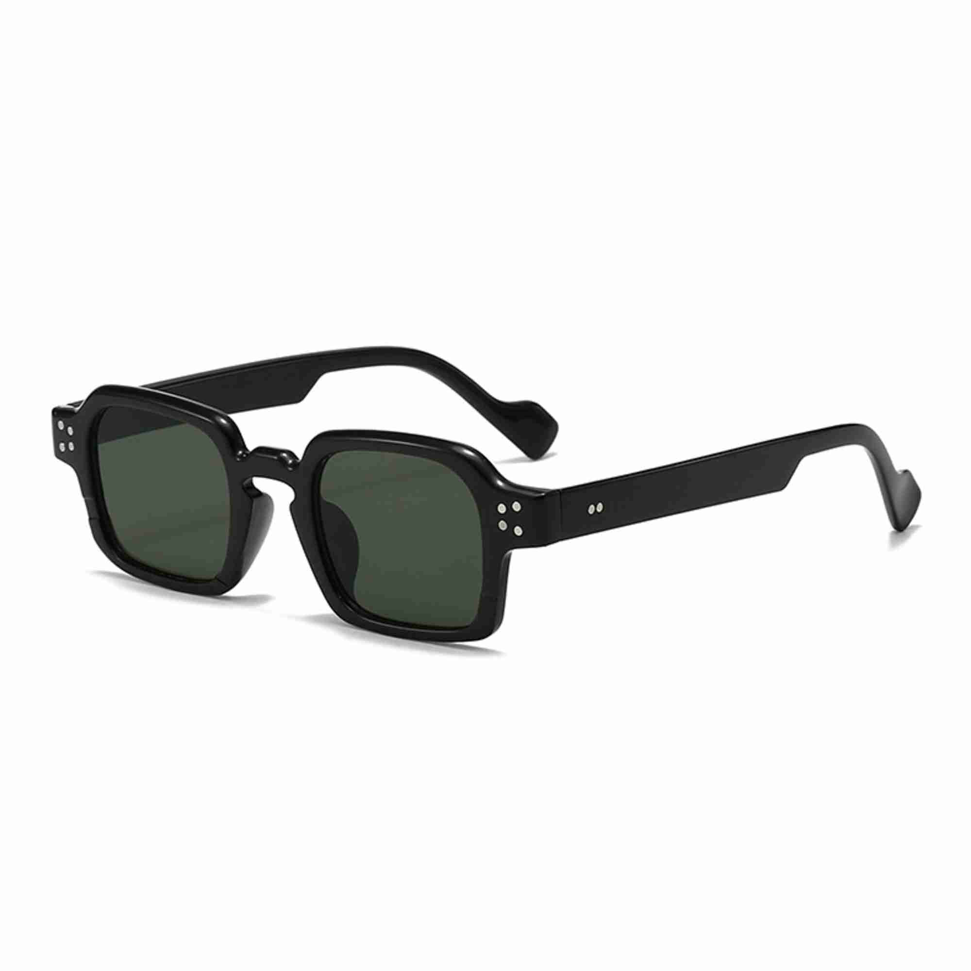 AUGEN Modern Rectangular Plastic Unisex Sunglasses UV 400 Protected Medium Size (201-C2)