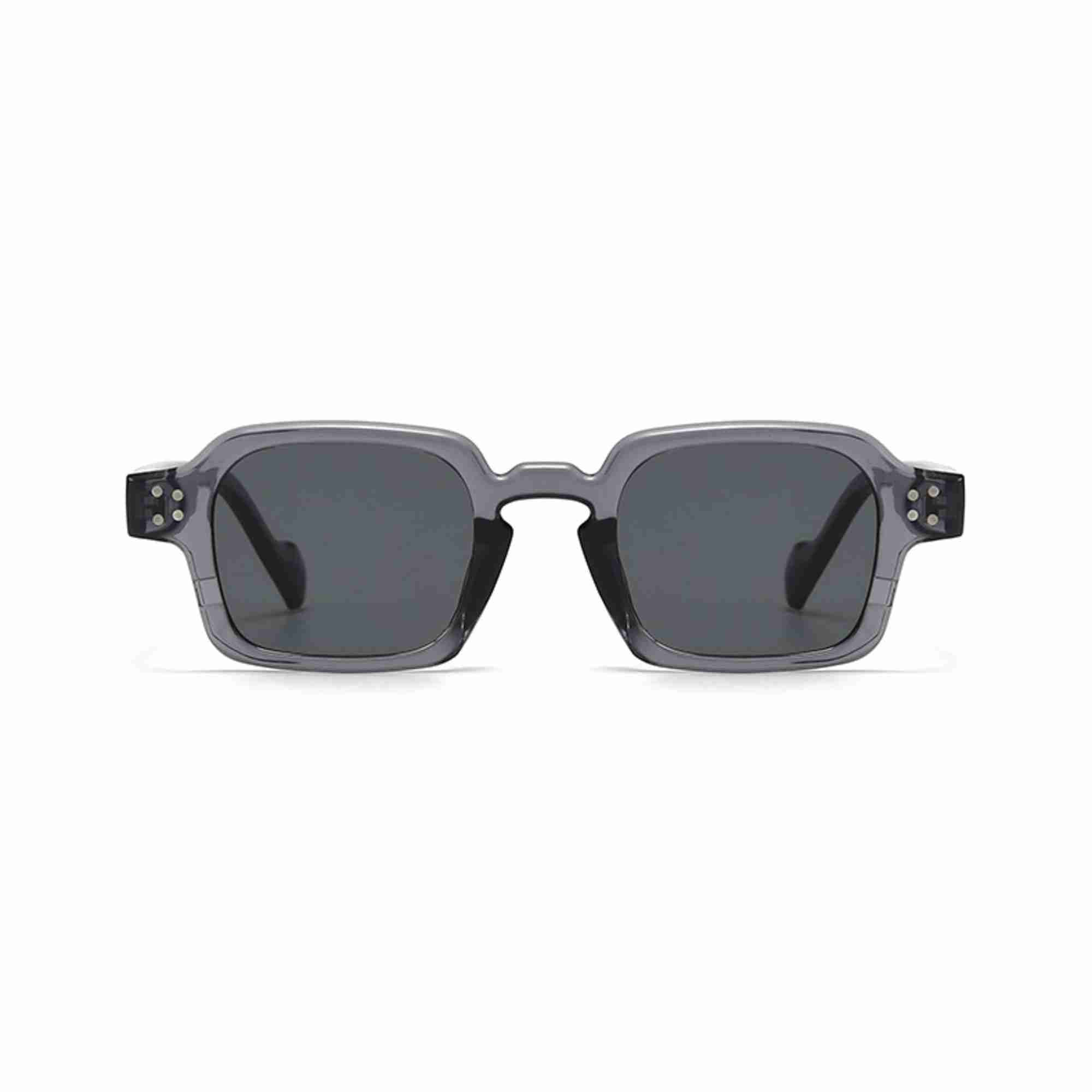 AUGEN Modern Rectangular Plastic Unisex Sunglasses UV 400 Protected Medium Size (201-C3)