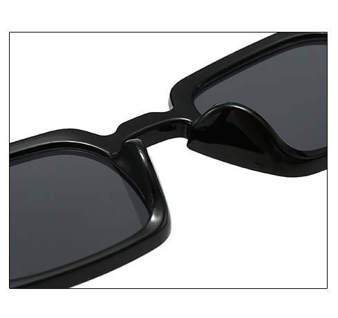 AUGEN Modern Rectangular Plastic Unisex Sunglasses UV 400 Protected Medium Size (201-C7)