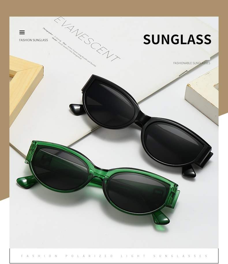 AUGEN Modern Cat Eye Plastic Women Sunglasses UV 400 Protected Medium Size (202-C2)