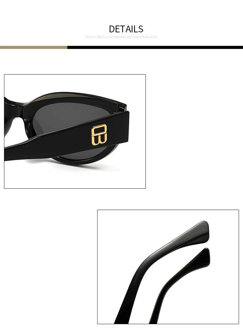 AUGEN Modern Cat Eye Plastic Women Sunglasses UV 400 Protected Medium Size (202-C2)