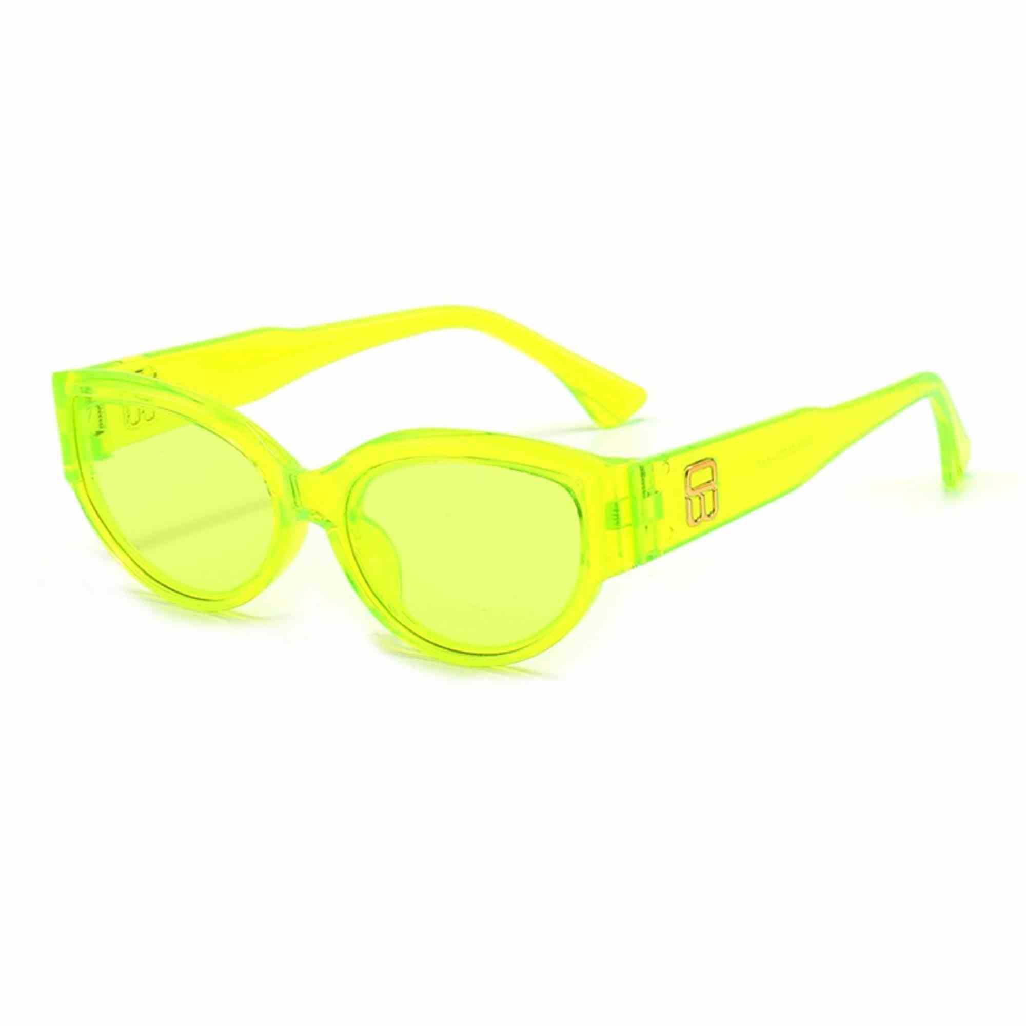 AUGEN Modern Cat Eye Plastic Women Sunglasses UV 400 Protected Medium Size (202-C9)