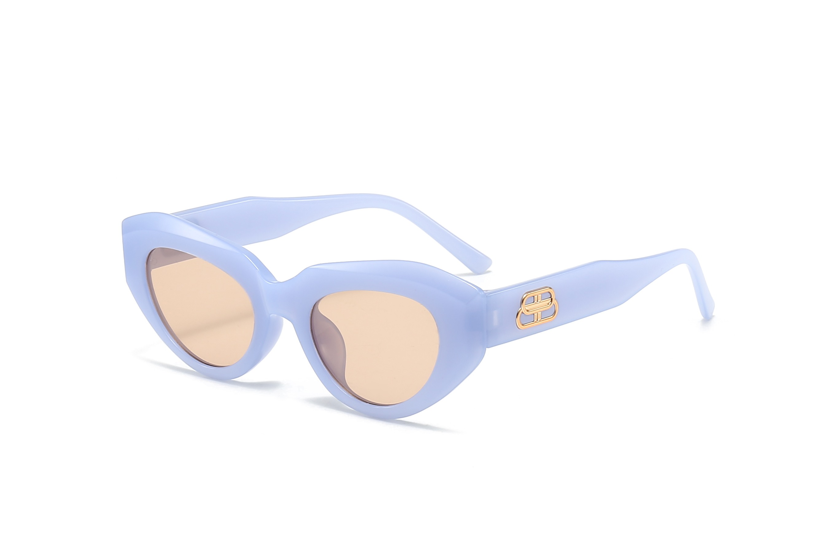 AUGEN Modern Cat Eye Plastic Women Sunglasses UV 400 Protected Medium Size (203-C2)