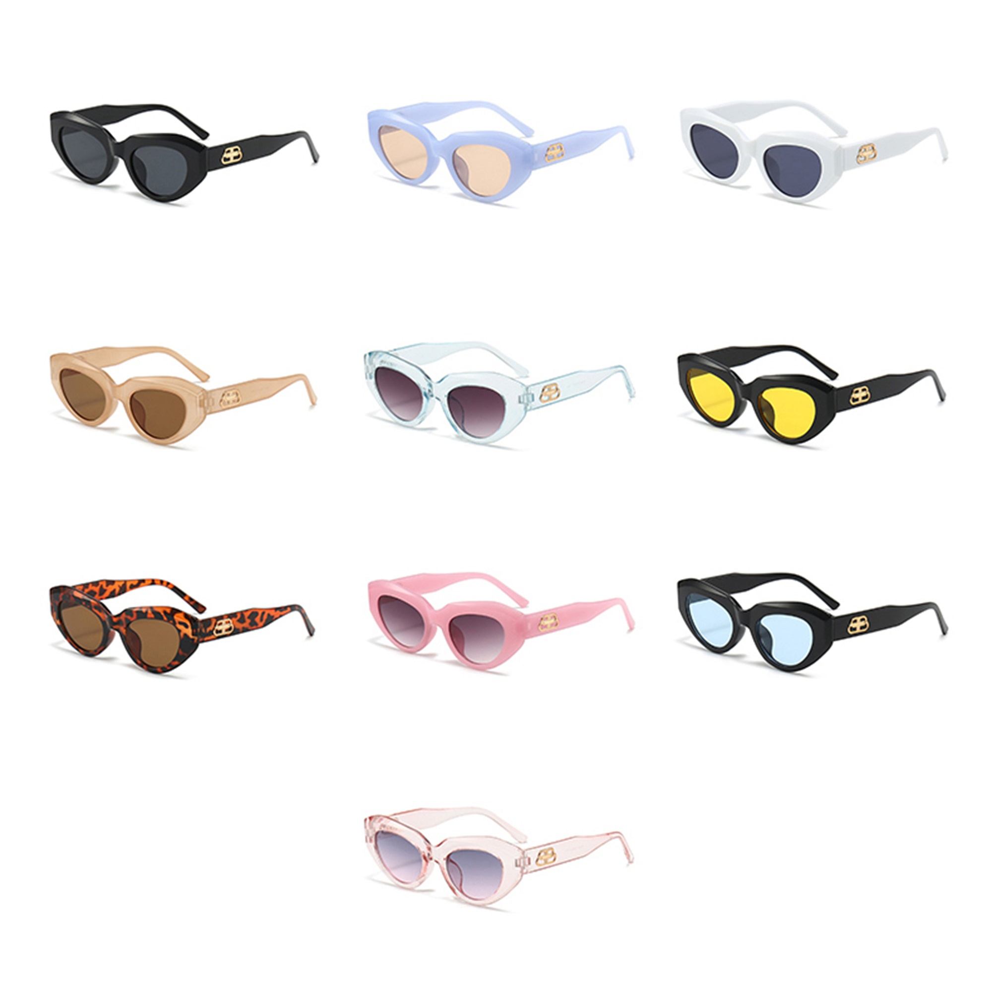 AUGEN Modern Cat Eye Plastic Women Sunglasses UV 400 Protected Medium Size (203-C7)