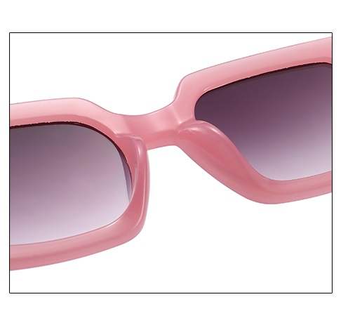 AUGEN Classic Rectangular Plastic Unisex Sunglasses UV 400 Protected Medium Size (207-C1)