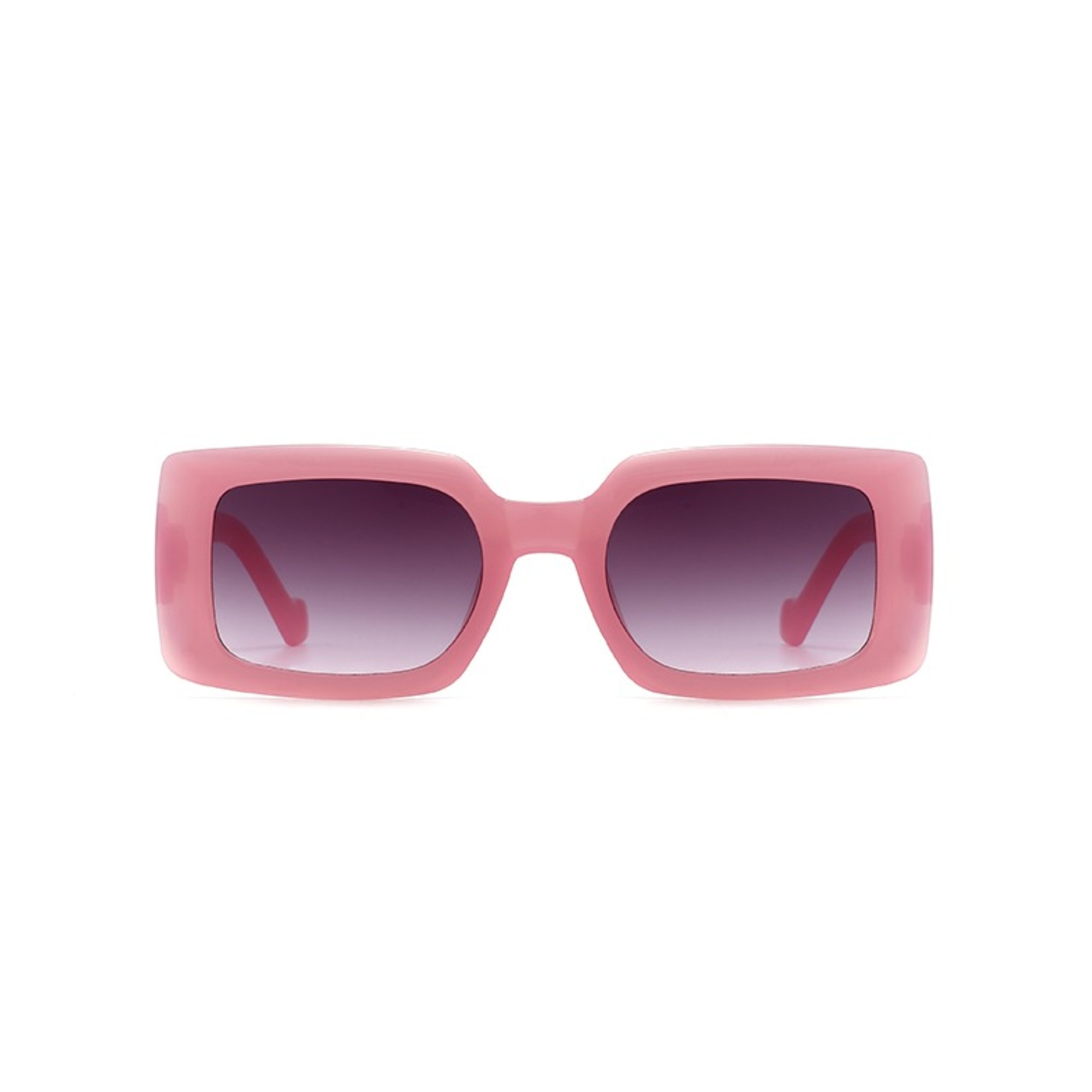 AUGEN Classic Rectangular Plastic Unisex Sunglasses UV 400 Protected Medium Size (207-C1)