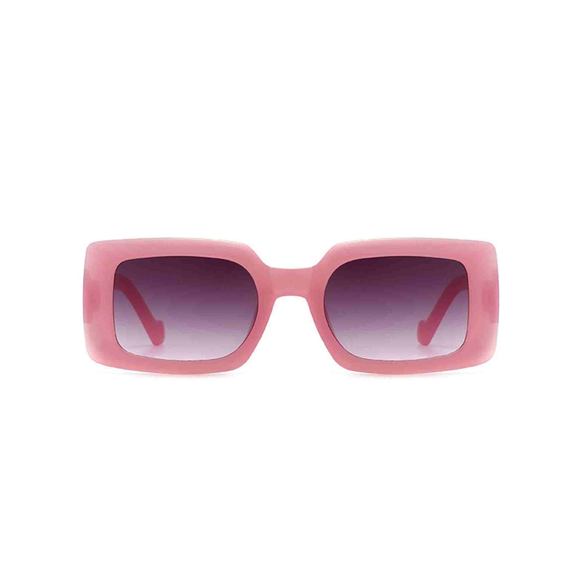 AUGEN Classic Rectangular Plastic Unisex Sunglasses UV 400 Protected Medium Size (207-C1)
