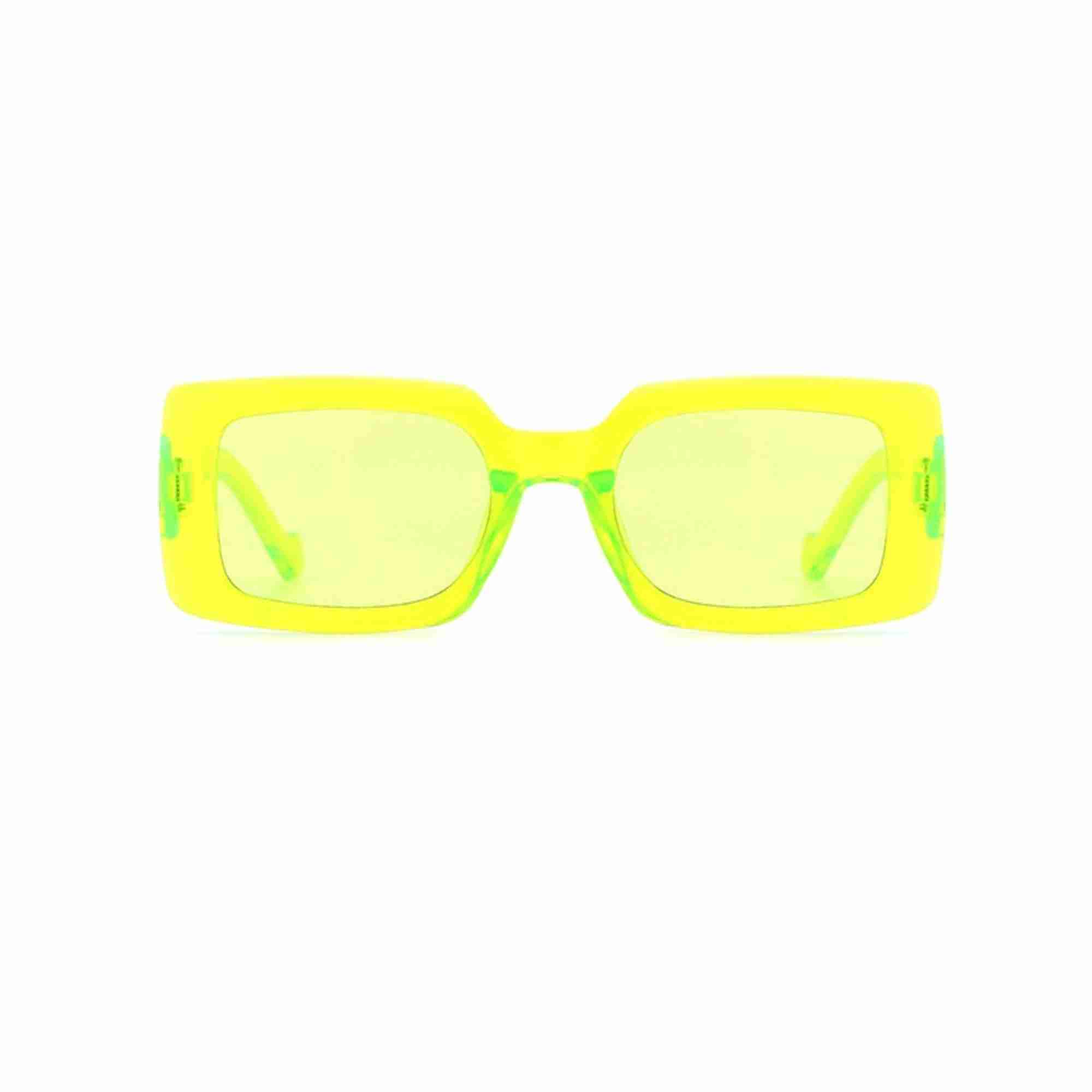 AUGEN Classic Rectangular Plastic Unisex Sunglasses UV 400 Protected Medium Size (207-C10)