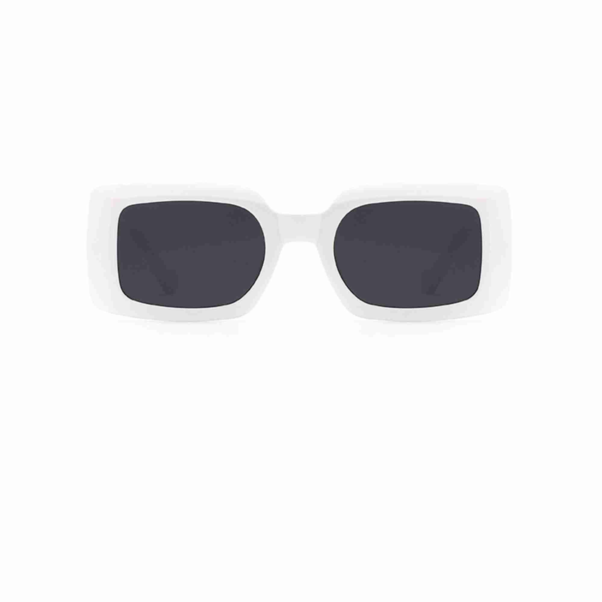 AUGEN Classic Rectangular Plastic Unisex Sunglasses UV 400 Protected Medium Size (207-C2)