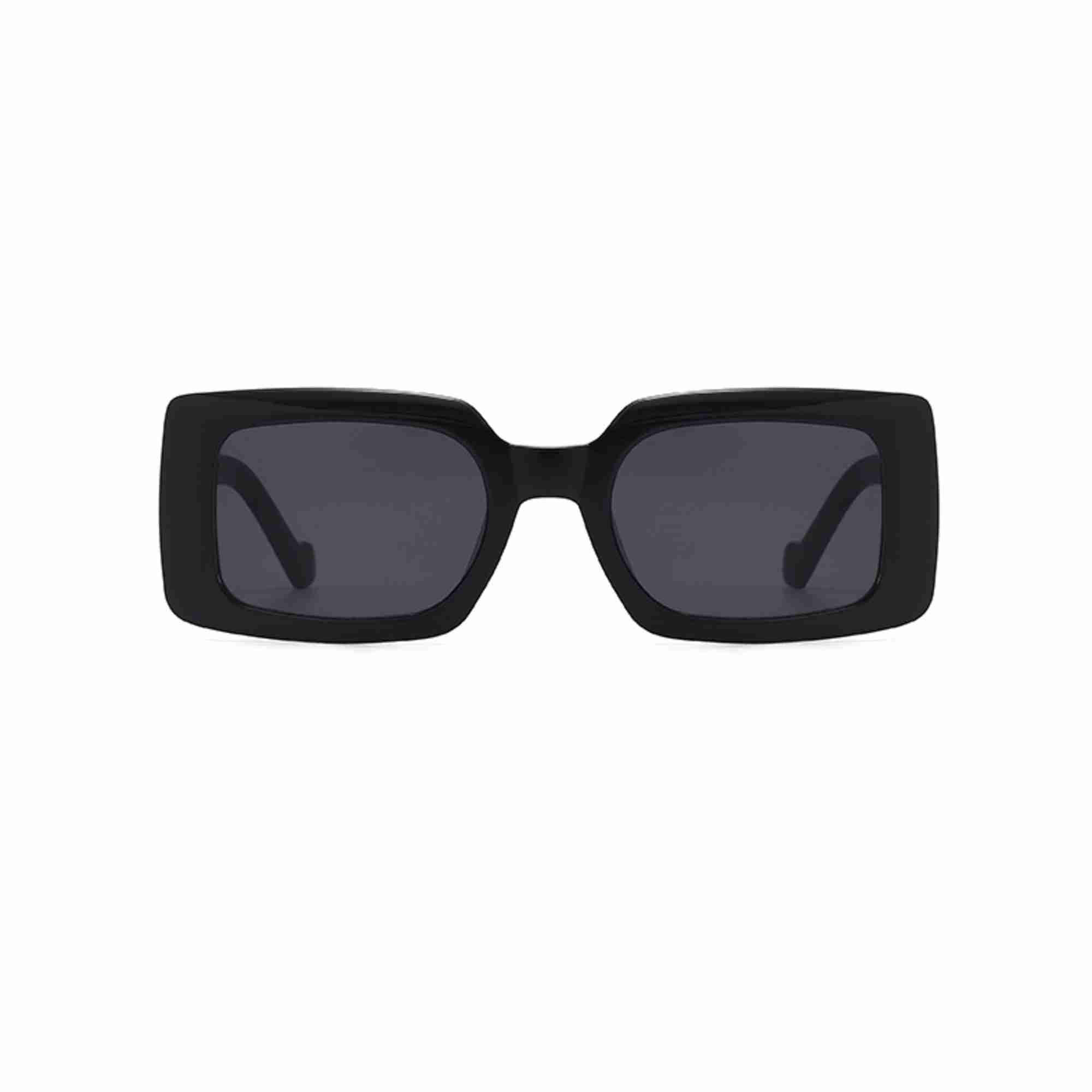 AUGEN Classic Rectangular Plastic Unisex Sunglasses UV 400 Protected Medium Size (207-C5)