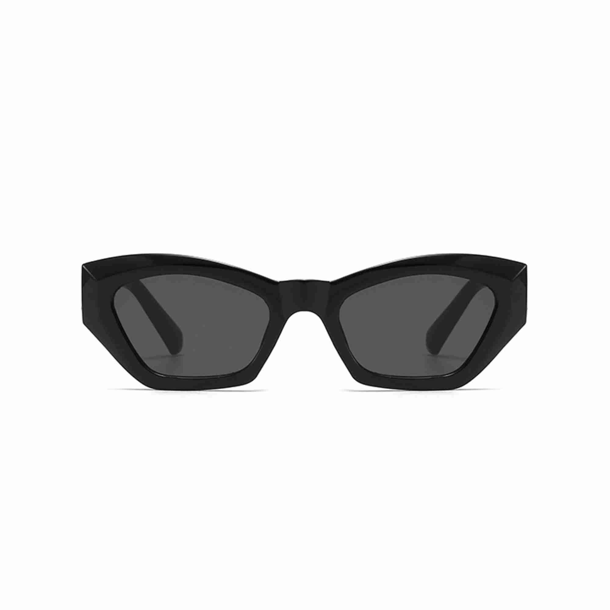 AUGEN Classic Cat Eye Plastic Unisex Sunglasses UV 400 Protected Medium Size (208-C1)