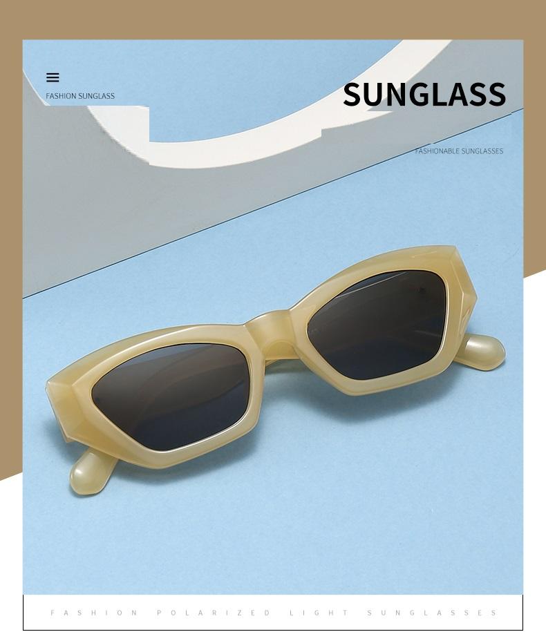 AUGEN Classic Cat Eye Plastic Unisex Sunglasses UV 400 Protected Medium Size (208-C1)