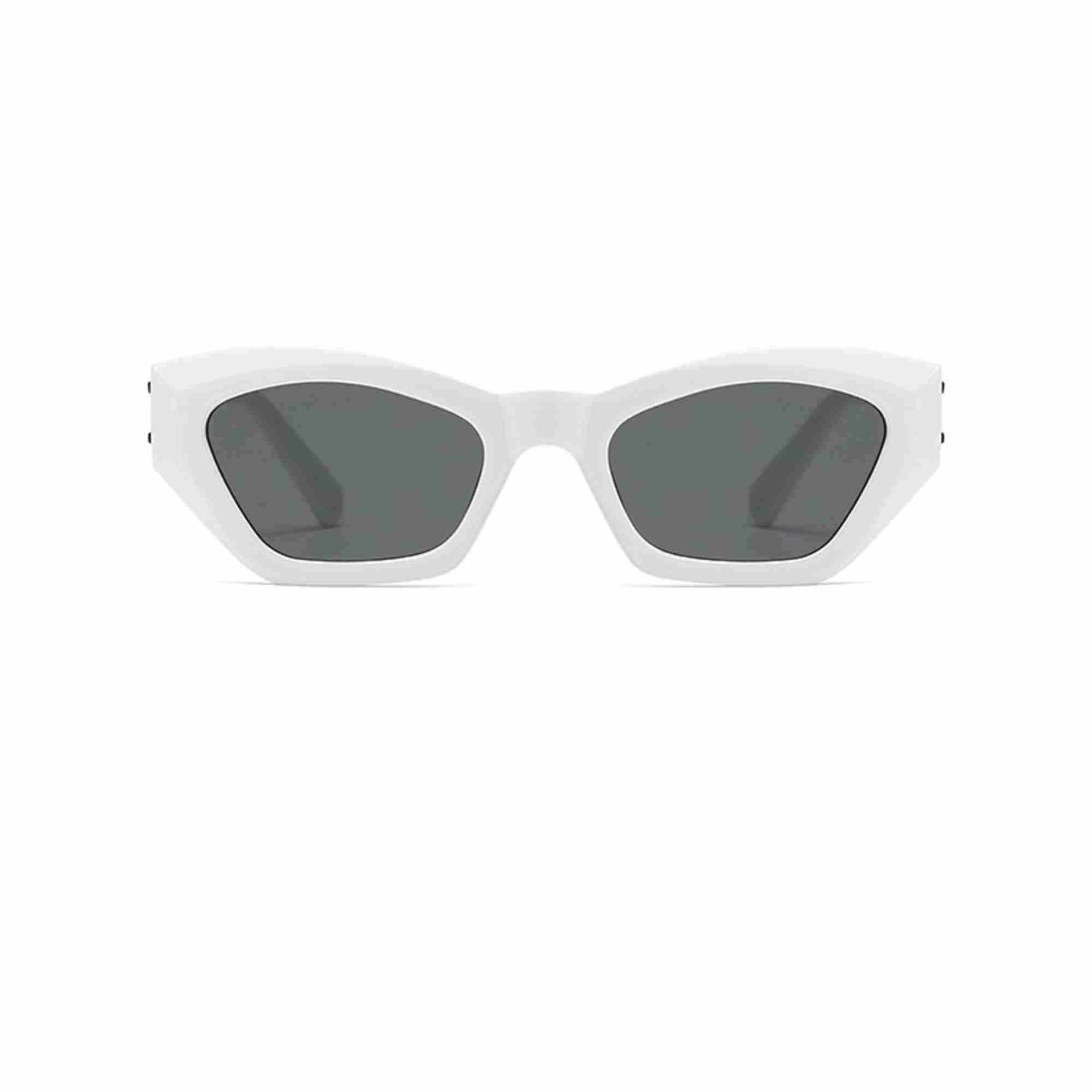 AUGEN Classic Cat Eye Plastic Unisex Sunglasses UV 400 Protected Medium Size (208-C7)