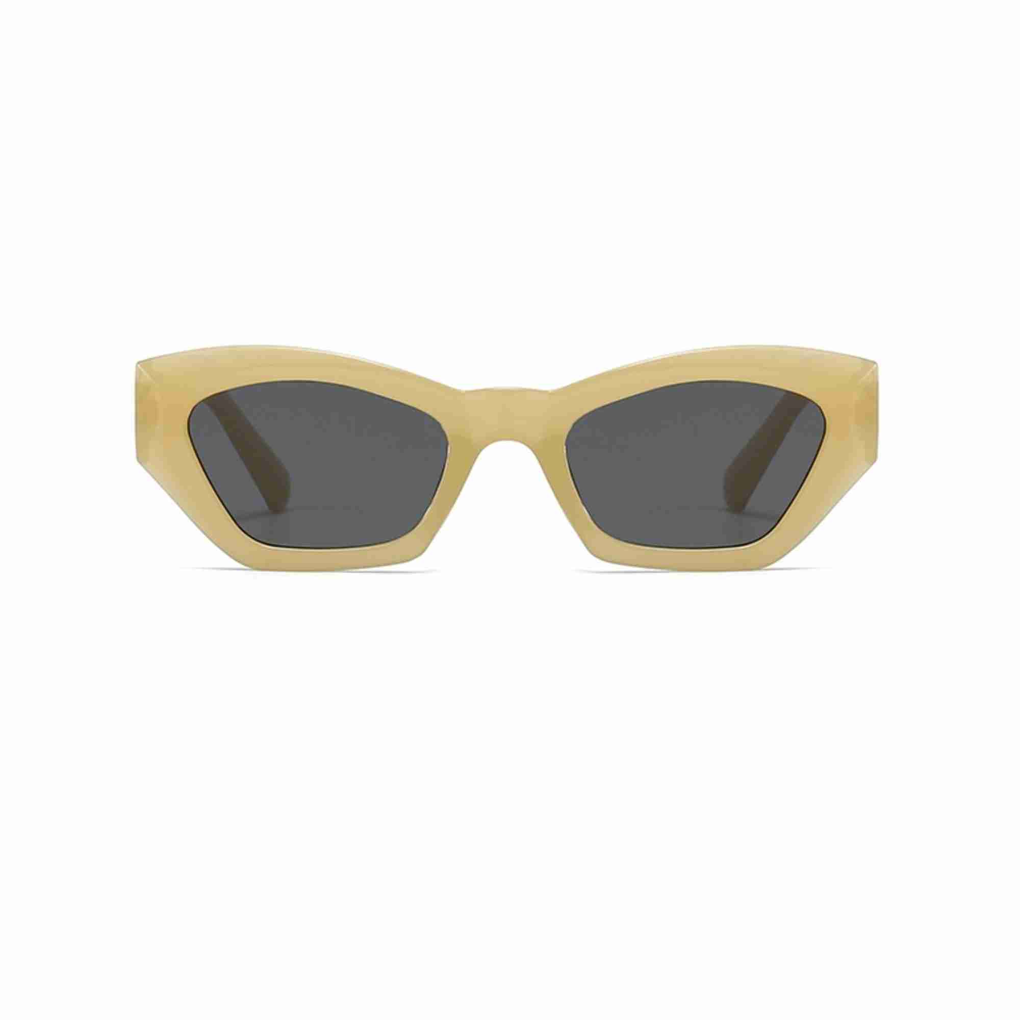 AUGEN Classic Cat Eye Plastic Unisex Sunglasses UV 400 Protected Medium Size (208-C9)
