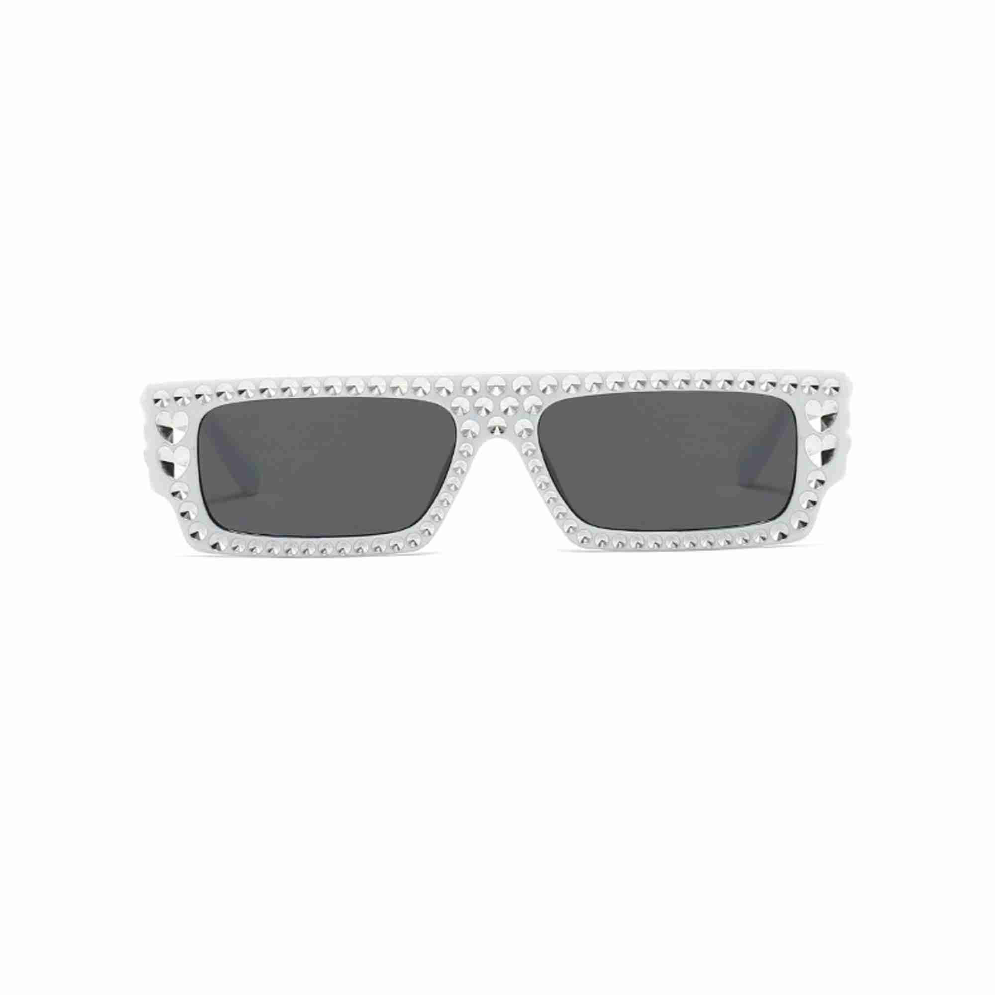 AUGEN Modern Rectangular Plastic Unisex Sunglasses UV 400 Protected Large Size (209-C7)