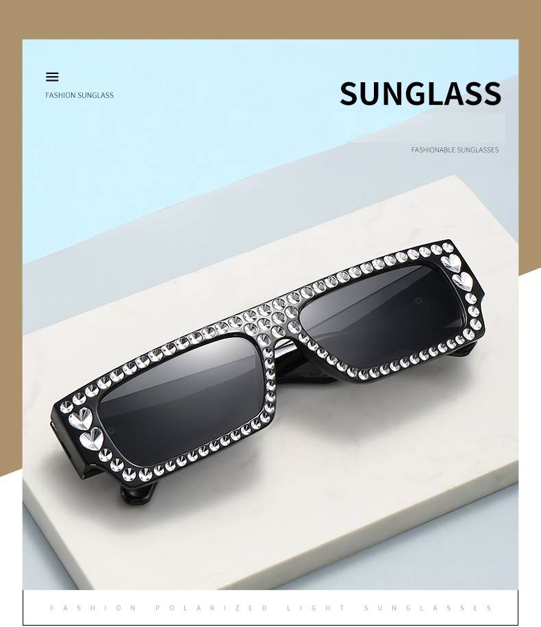 AUGEN Modern Rectangular Plastic Unisex Sunglasses UV 400 Protected Large Size (209-C8)