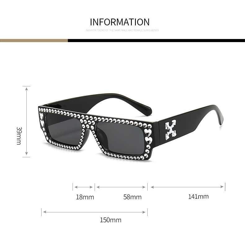 AUGEN Modern Rectangular Plastic Unisex Sunglasses UV 400 Protected Large Size (209-C8)