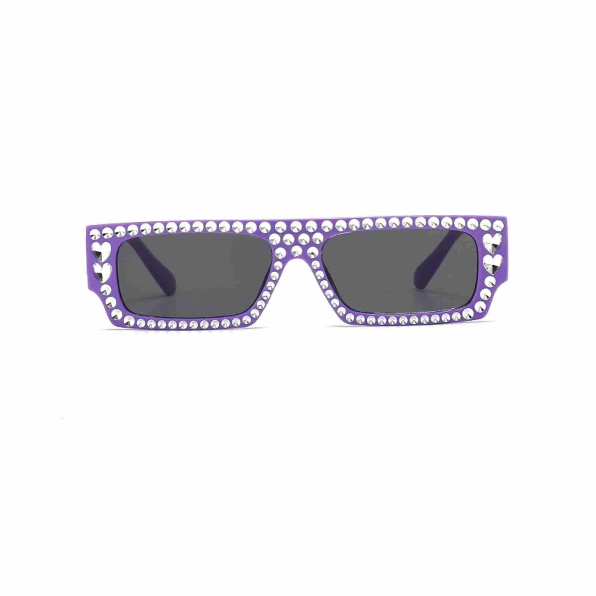 AUGEN Modern Rectangular Plastic Unisex Sunglasses UV 400 Protected Large Size (209-C8)