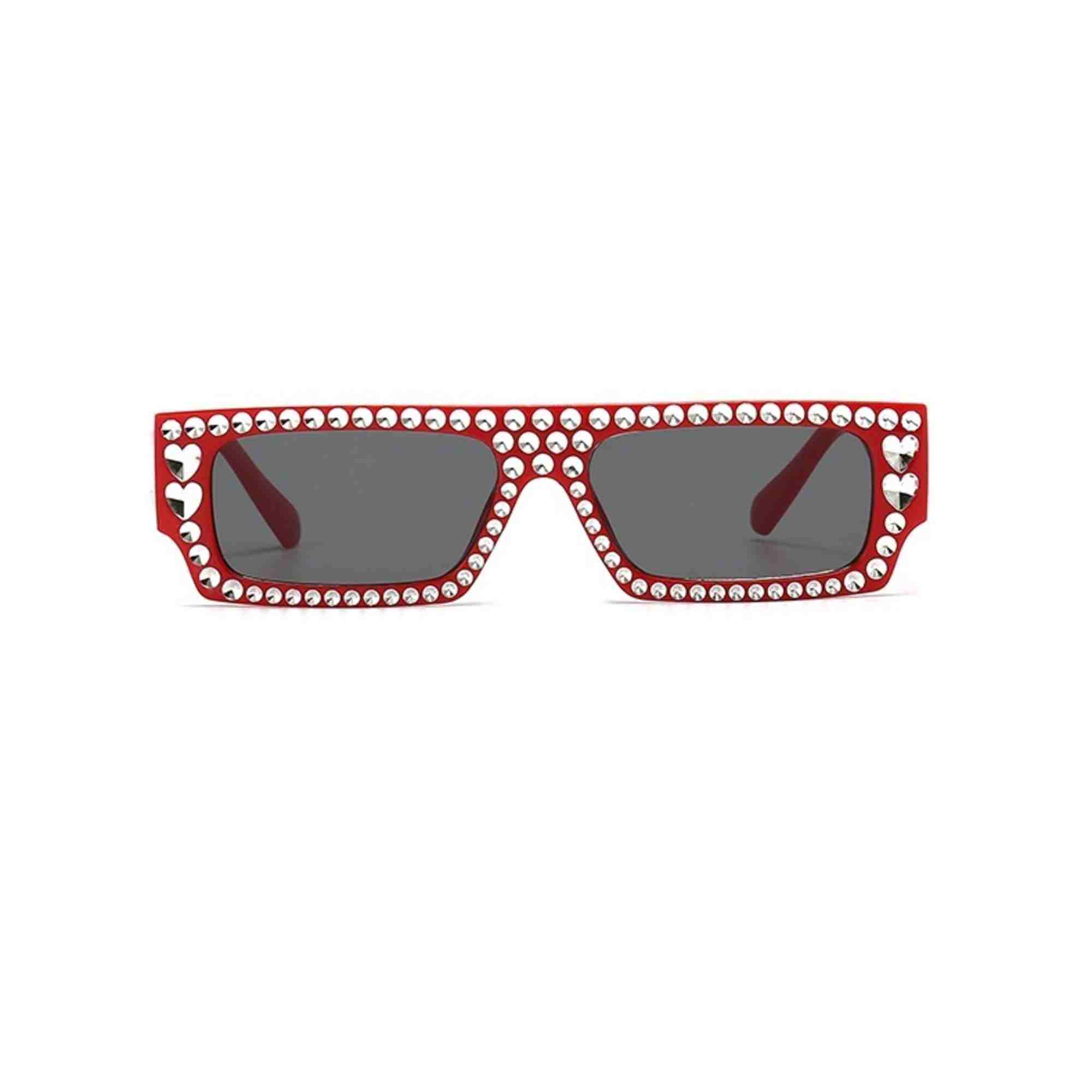 AUGEN Modern Rectangular Plastic Unisex Sunglasses UV 400 Protected Large Size (209-C9)