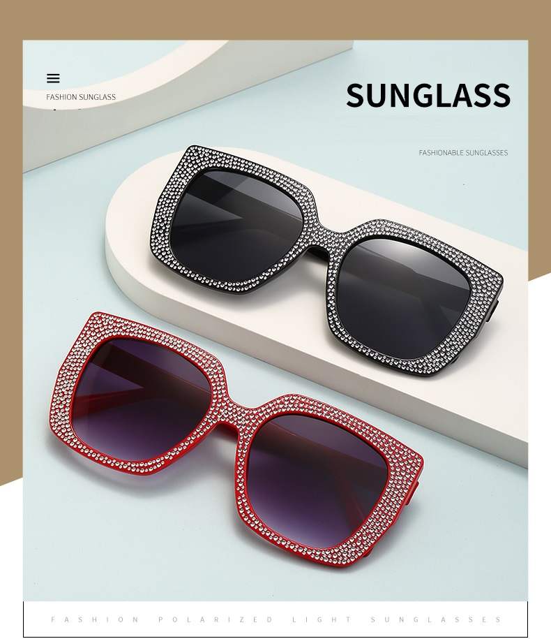 AUGEN Modern Square Plastic Unisex Sunglasses UV 400 Protected Large Size (210-C1)