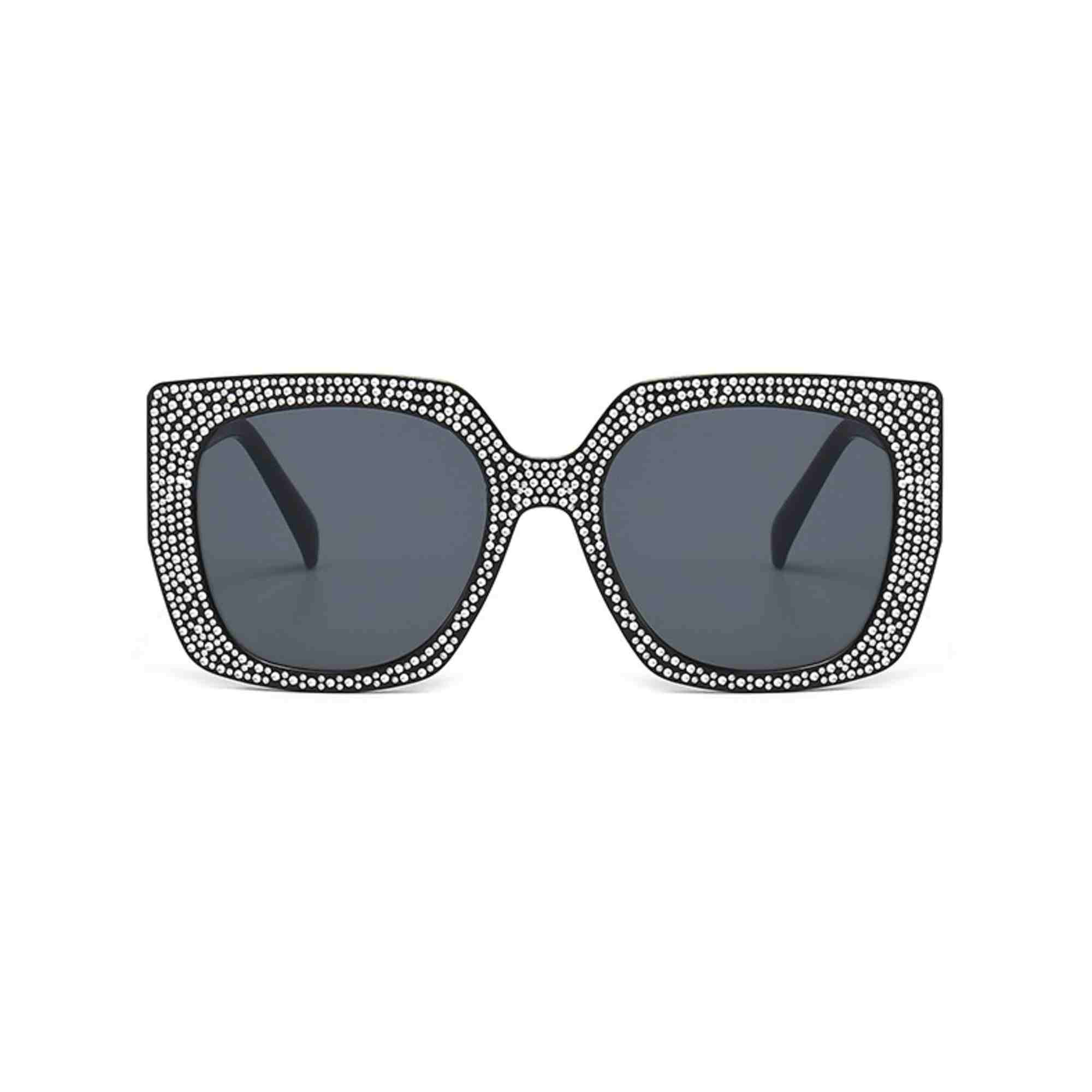 AUGEN Modern Square Plastic Unisex Sunglasses UV 400 Protected Large Size (210-C1)